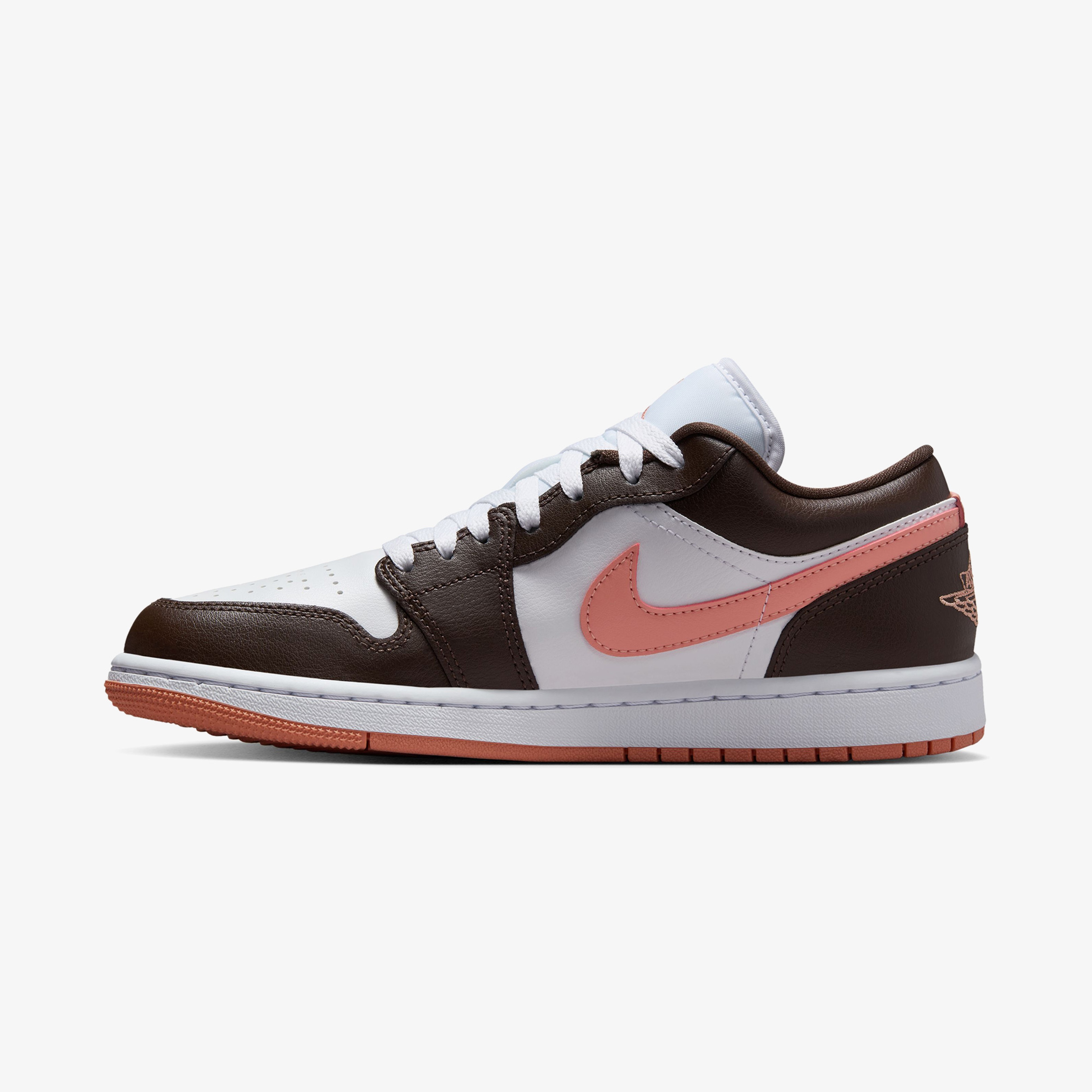 Nike Air Jordan 1 Low Kadın Beyaz/Pembe Spor Ayakkabı