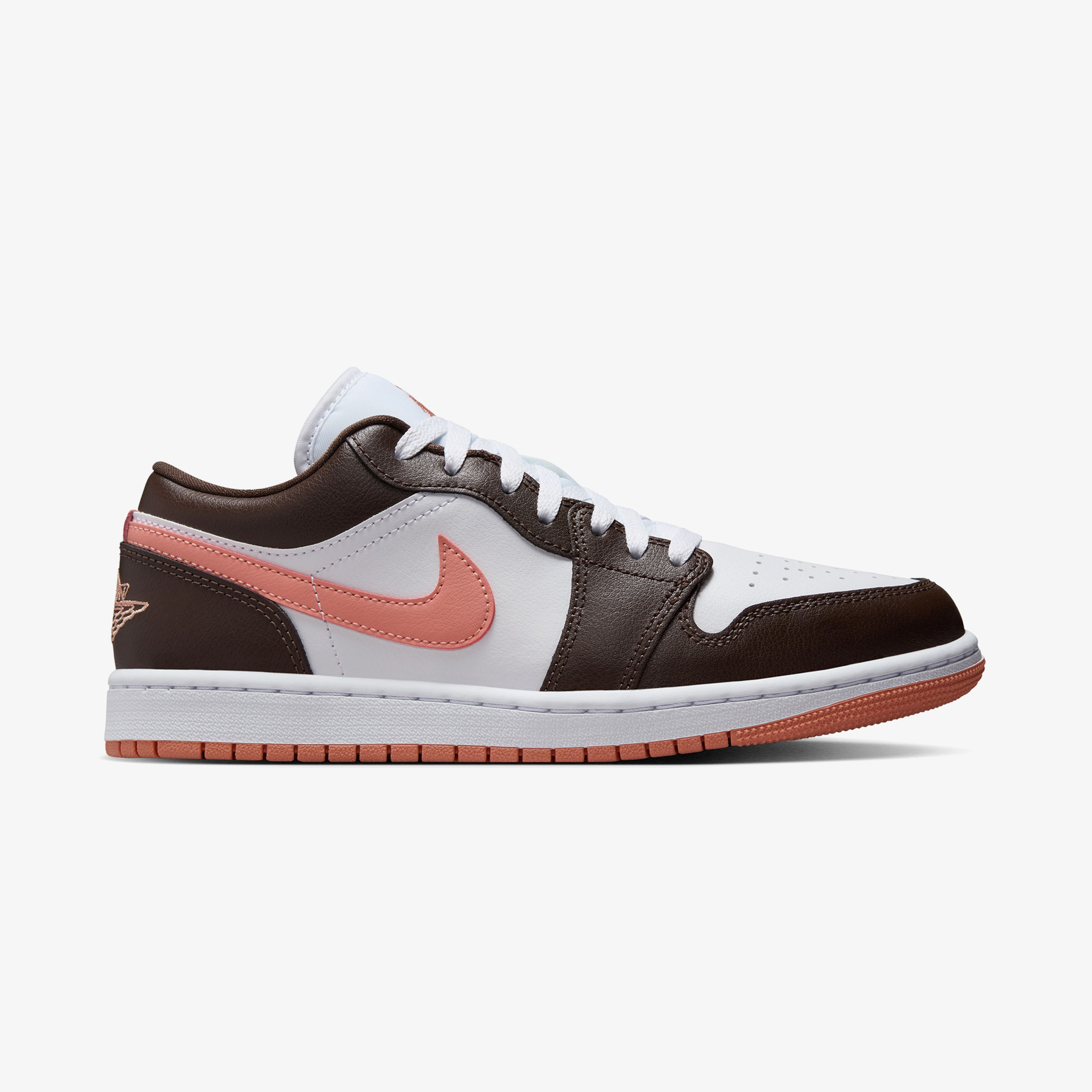 Nike Air Jordan 1 Low Kadın Beyaz/Pembe Spor Ayakkabı