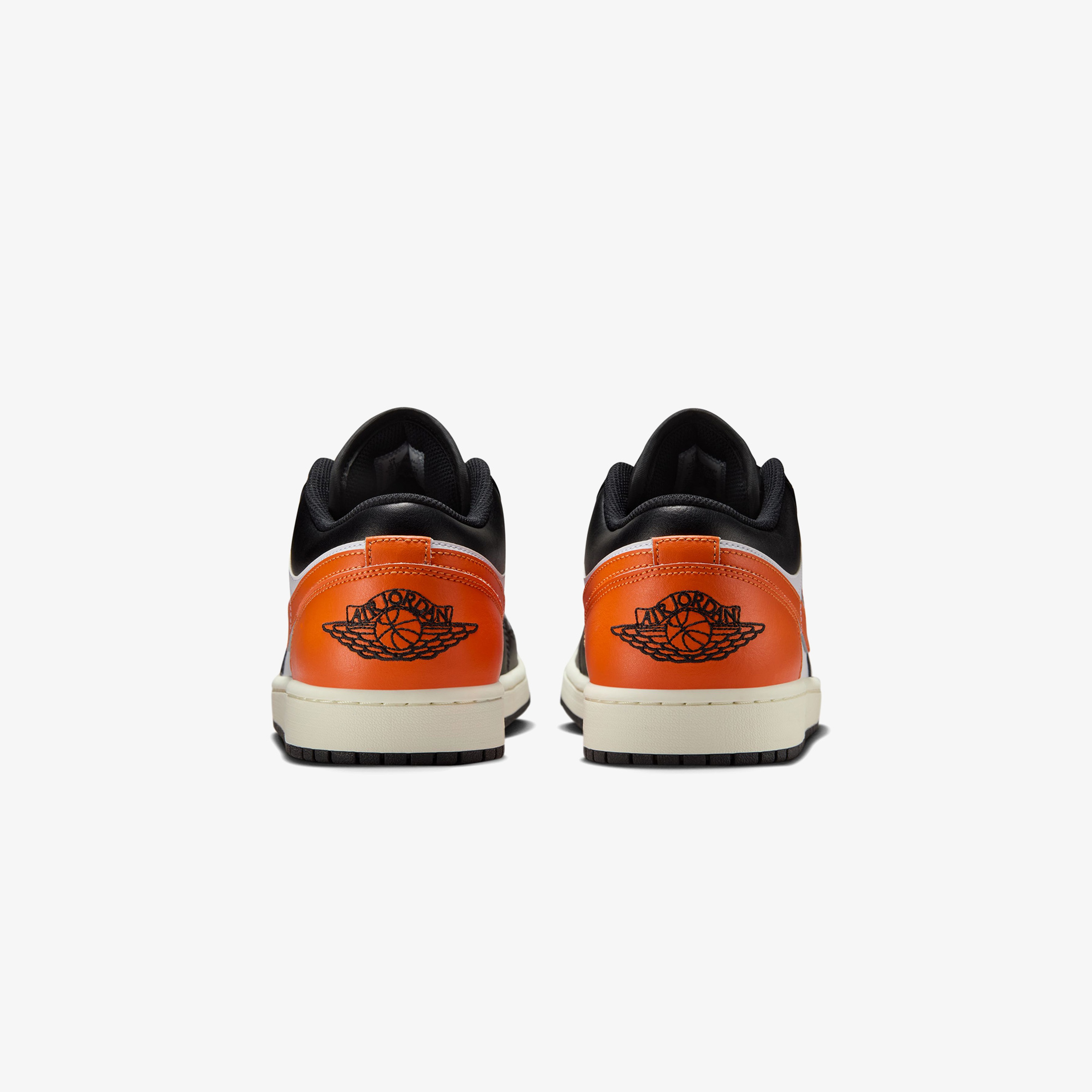 Nike Air Jordan 1 Low Erkek Turunuc/Siyah Spor Ayakkabı