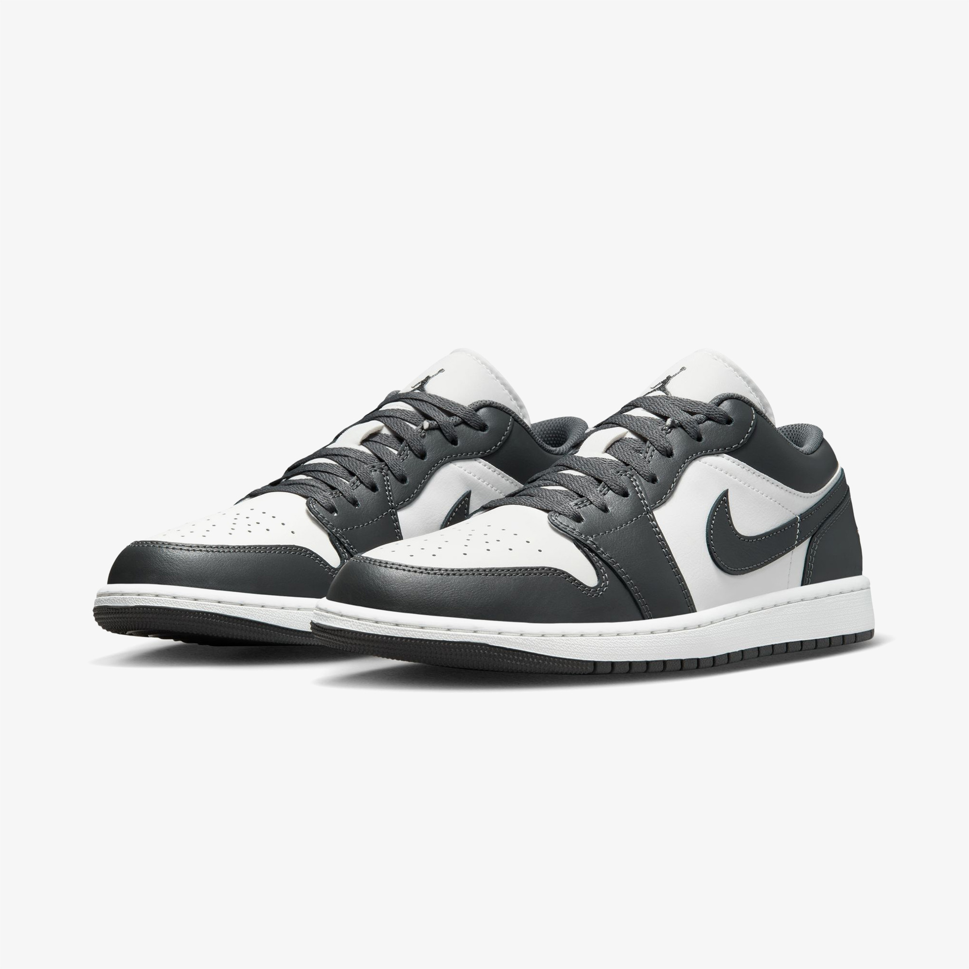 Nike Air Jordan 1 Low Erkek Gri Spor Ayakkabı
