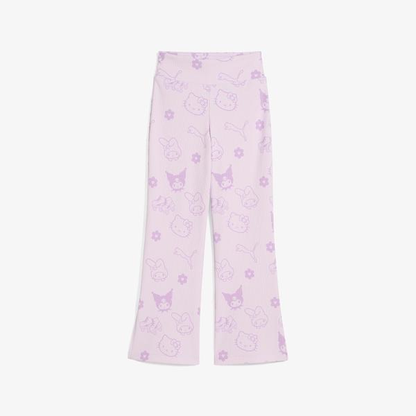 Puma X Hello Kitty Friends Flared Çocuk Mor Tayt