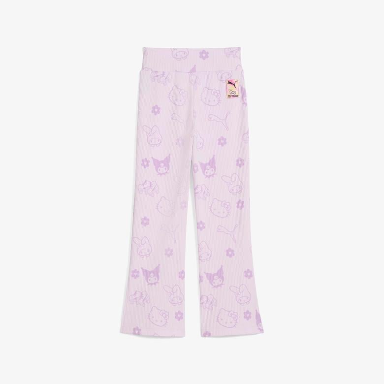 Puma X Hello Kitty Friends Flared Çocuk Mor Tayt
