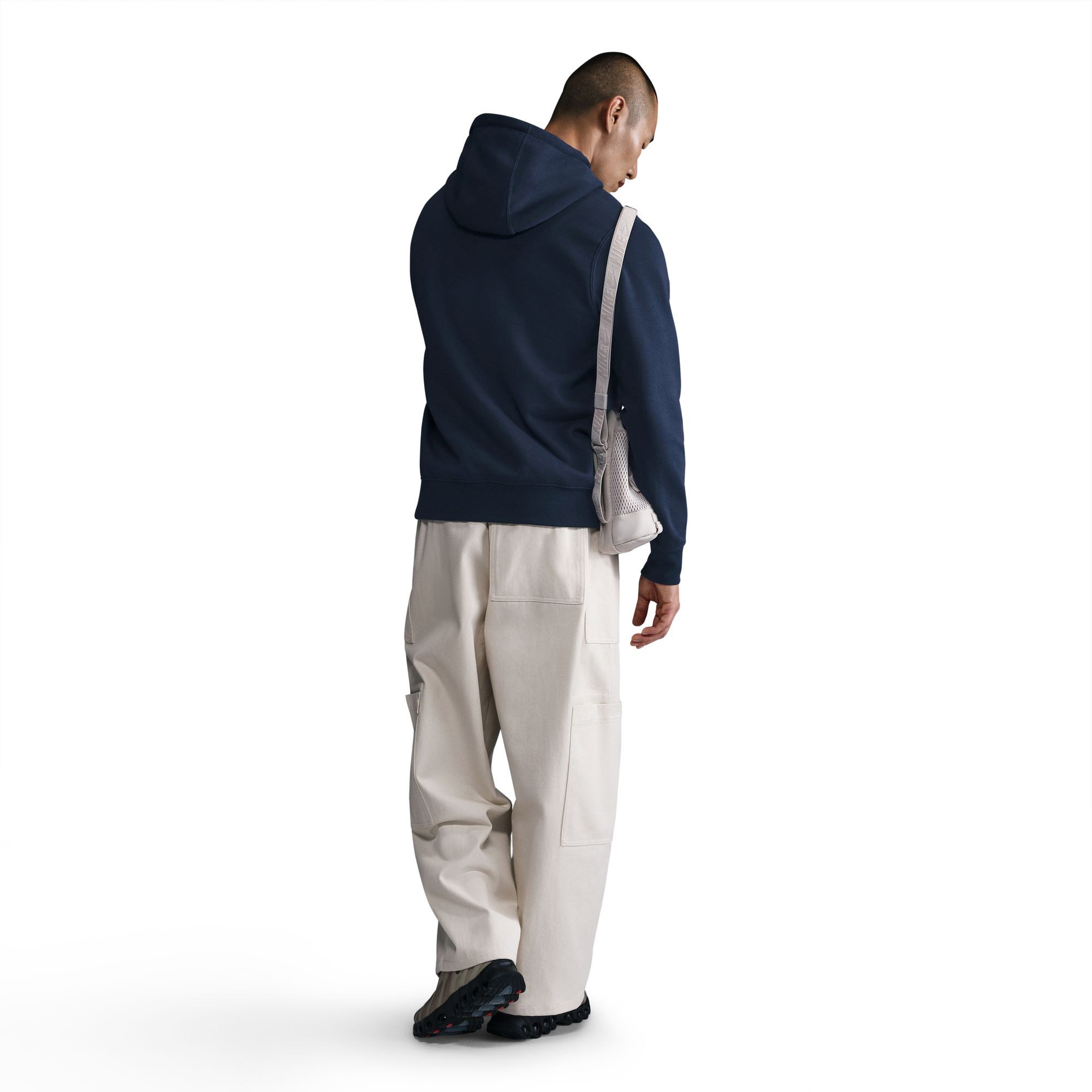 Nike Club Fleece Erkek Lacivert Hoodie