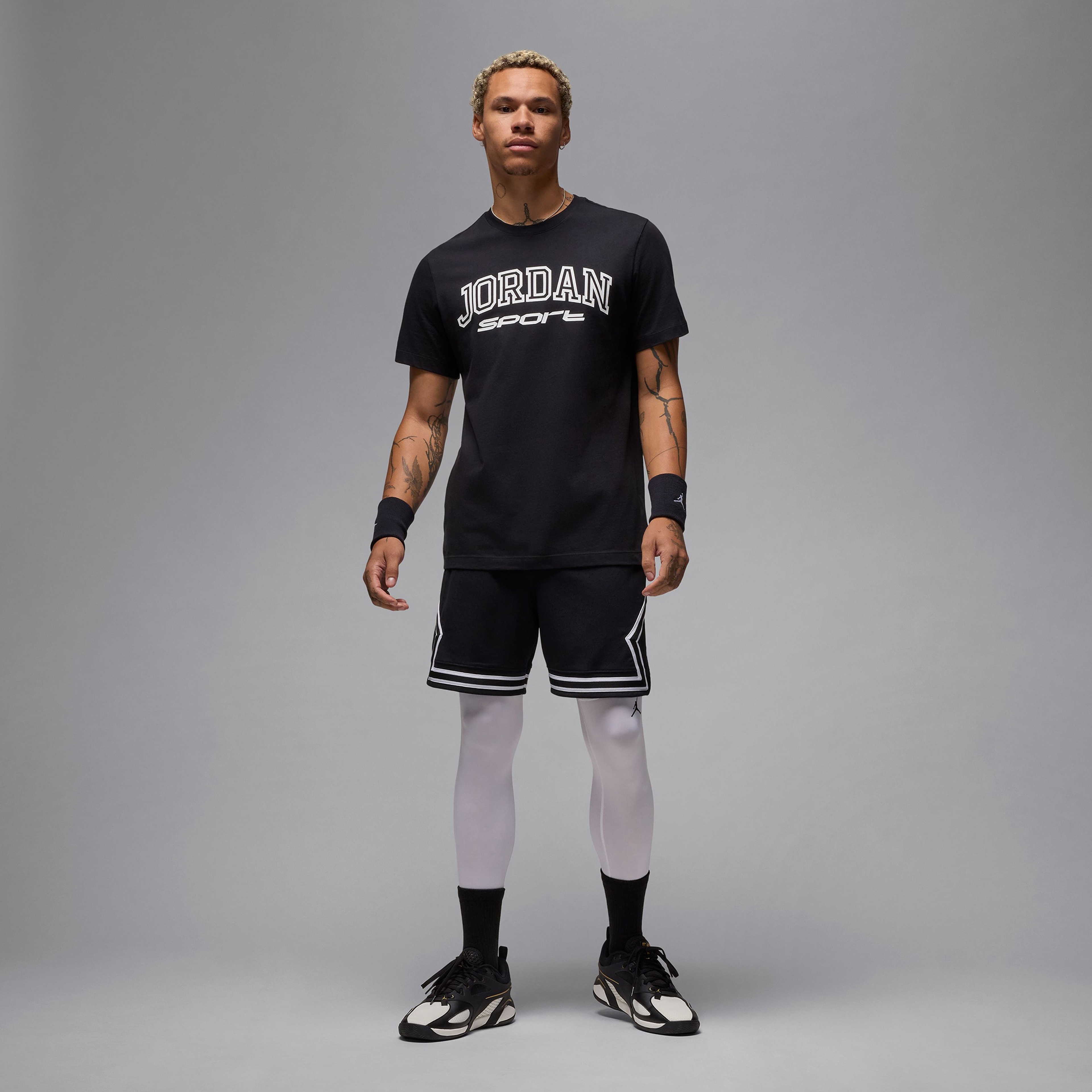 Jordan Sport Diamond Erkek Siyah Basketbol Şortu