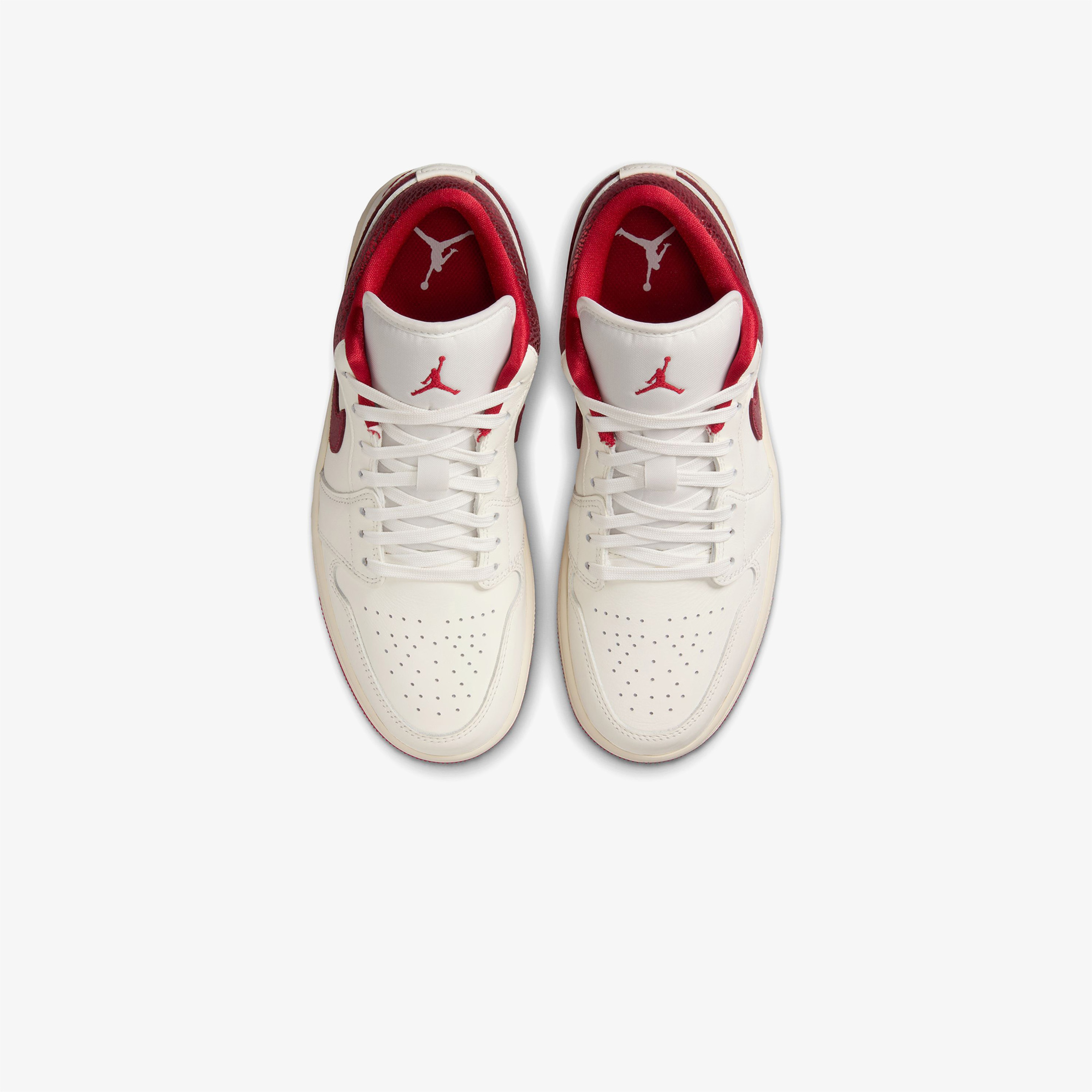 Nike Air Jordan 1 Low 'Ruby' Kadın Beyaz Sneaker