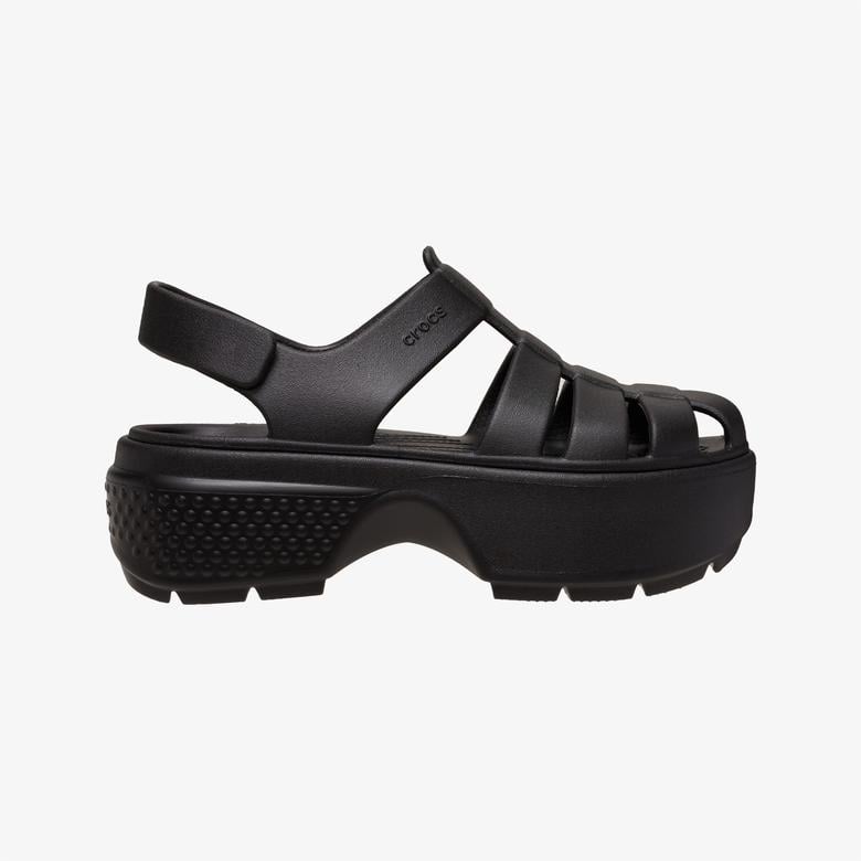 Crocs Stomp Fisherman Kadın Siyah Sandalet