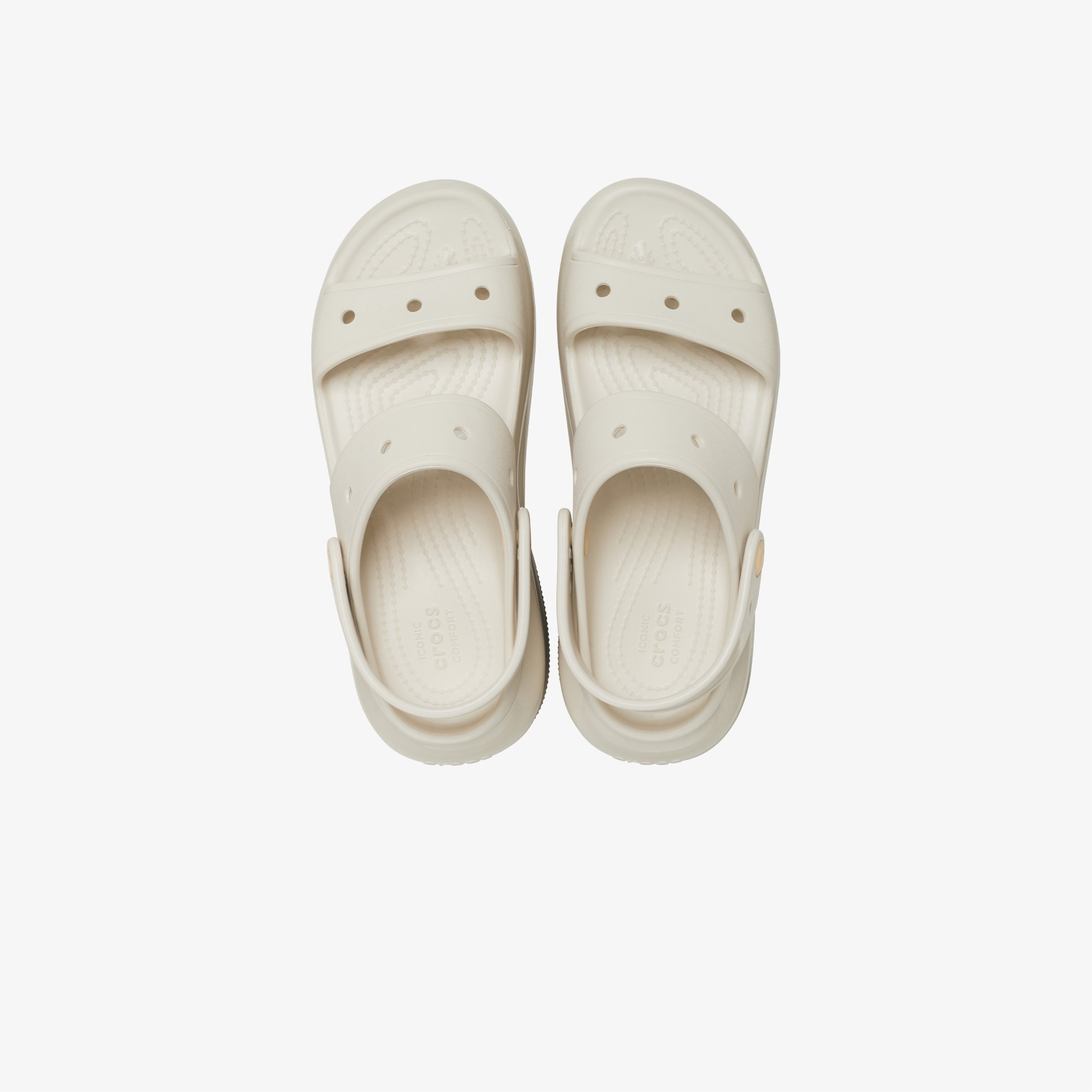 Crocs Mega Crush Kadın Bej Sandalet