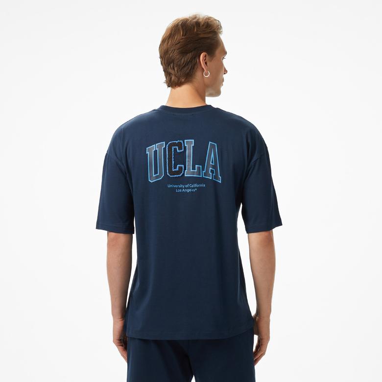 Ucla Sinclair Erkek Lacivert Bisiklet Yaka T-Shirt