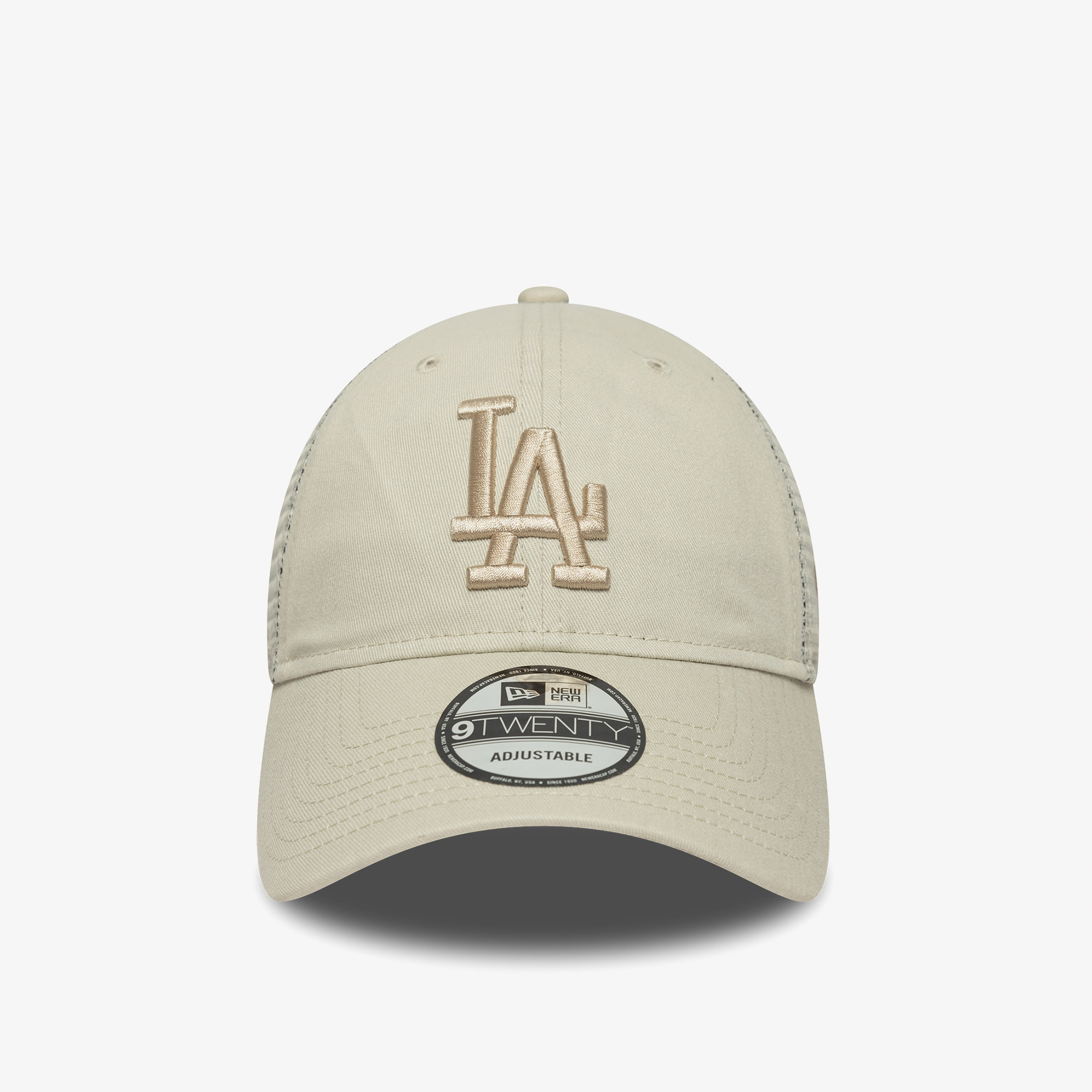 New Era Mlb Washed LA Dodgers Unisex Bej Şapka