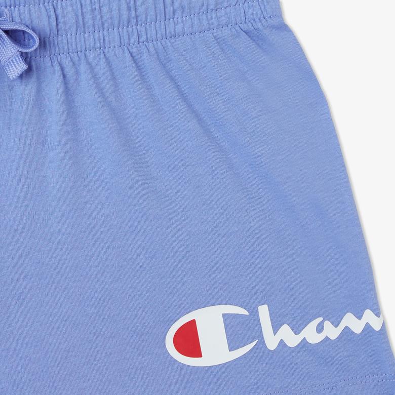 Champion Lightweight Cotton Çocuk Mor Şort
