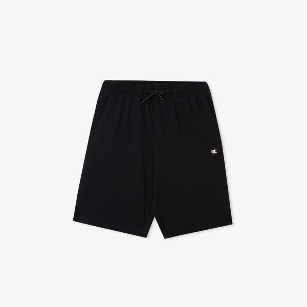 Champion Lightweight Cotton Çocuk Siyah Şort