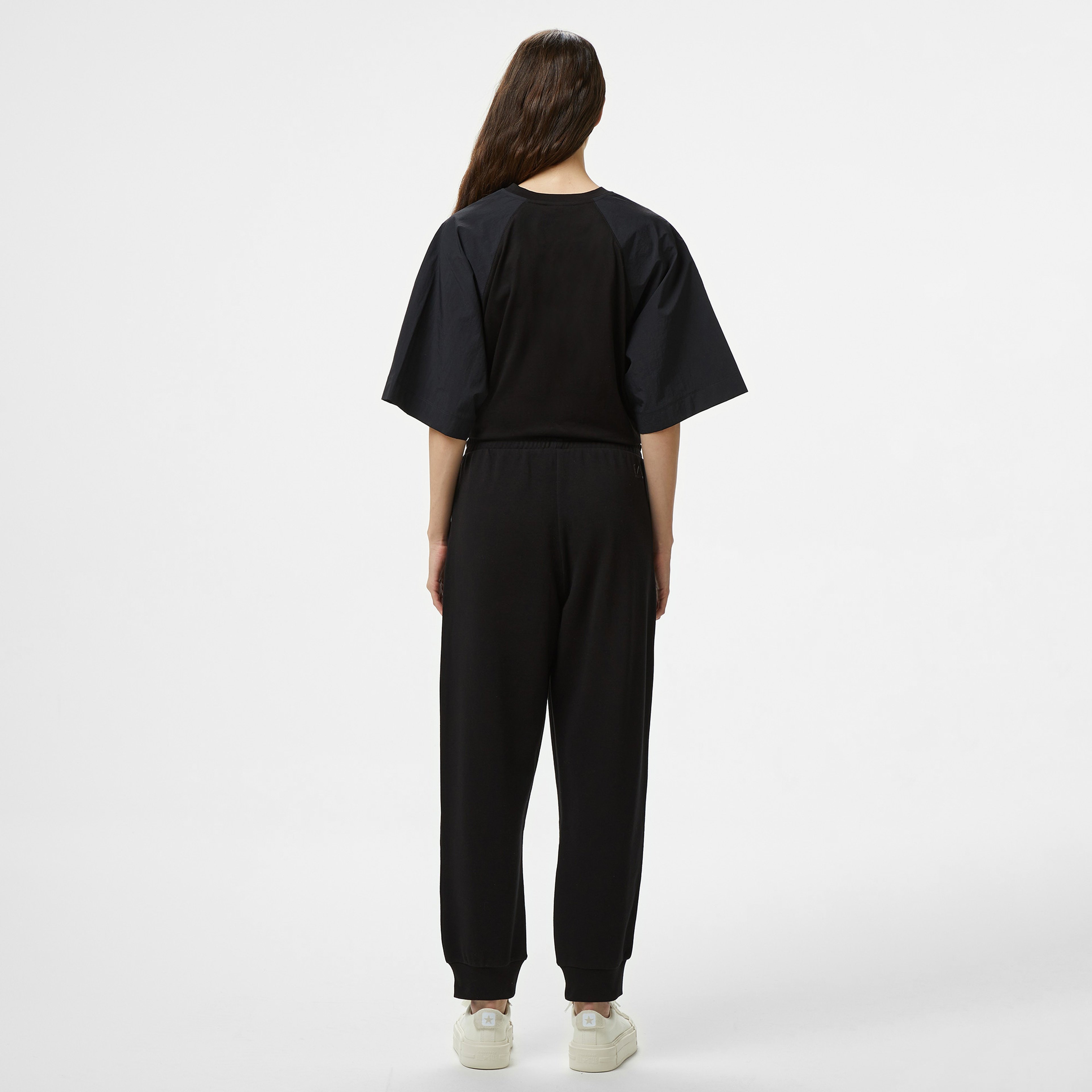 Emporio Armani Logo Kadın Siyah Eşofman Altı