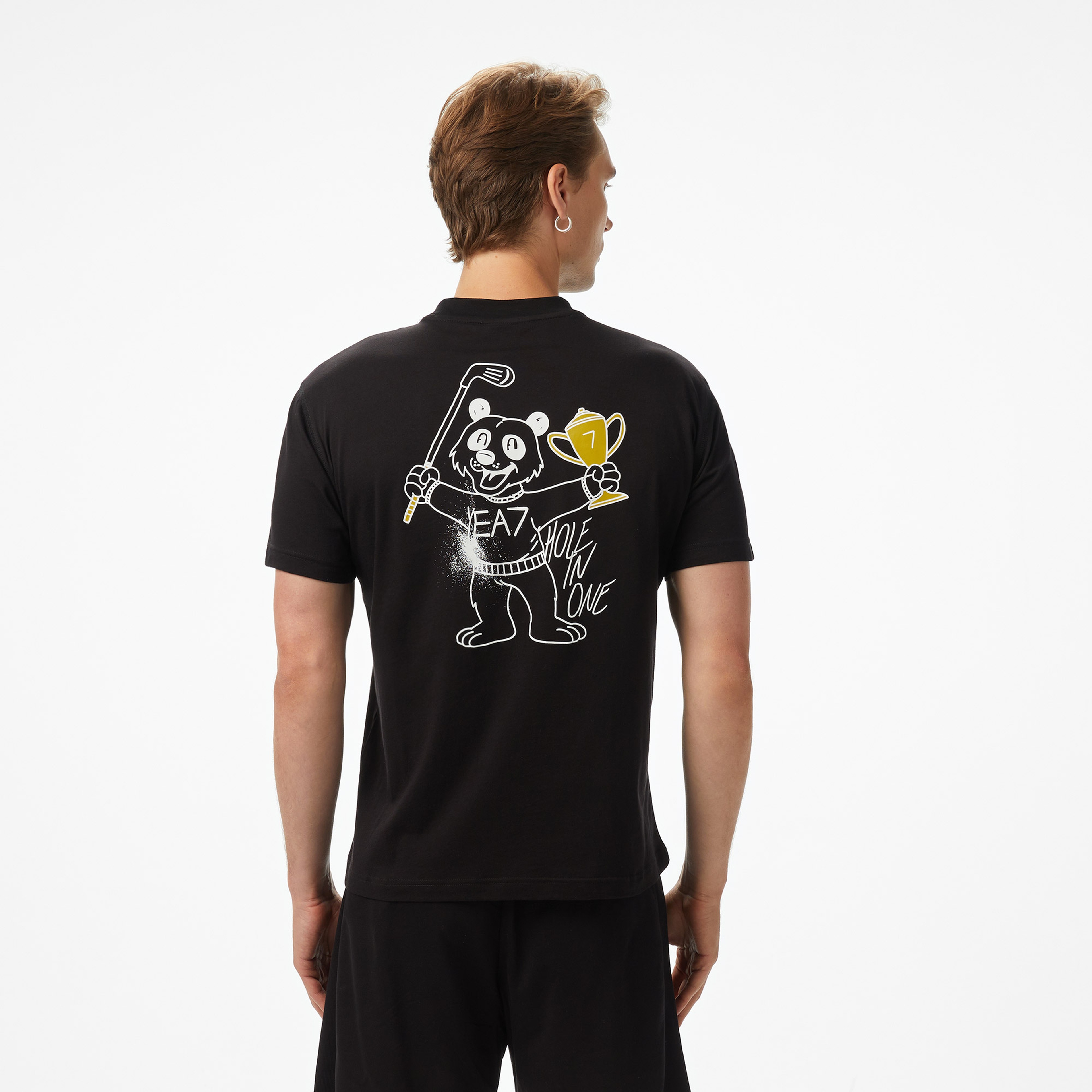 Emporio Armani Erkek Siyah T-Shirt