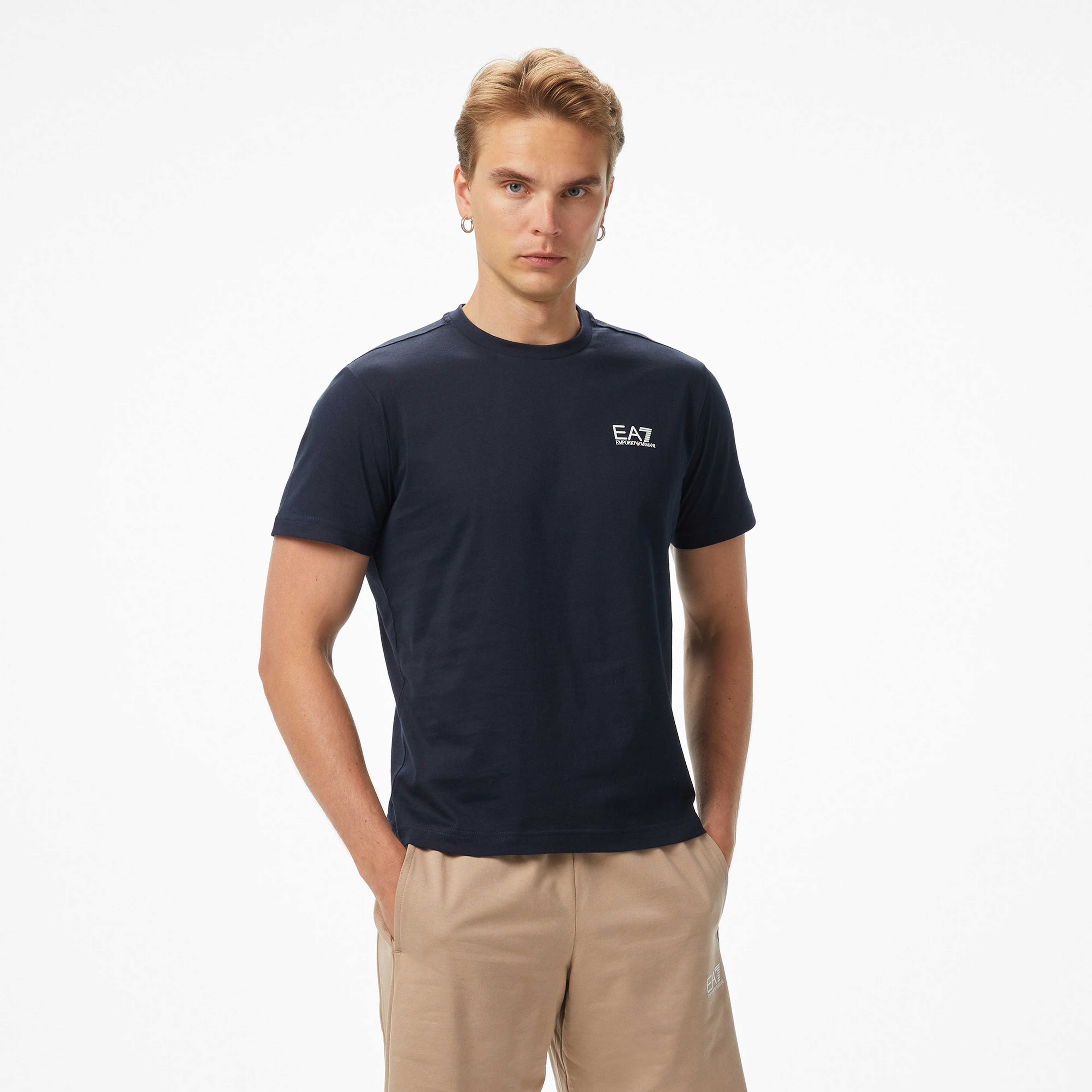 Emporio Armani Core Identity Erkek Lacivert T-Shirt