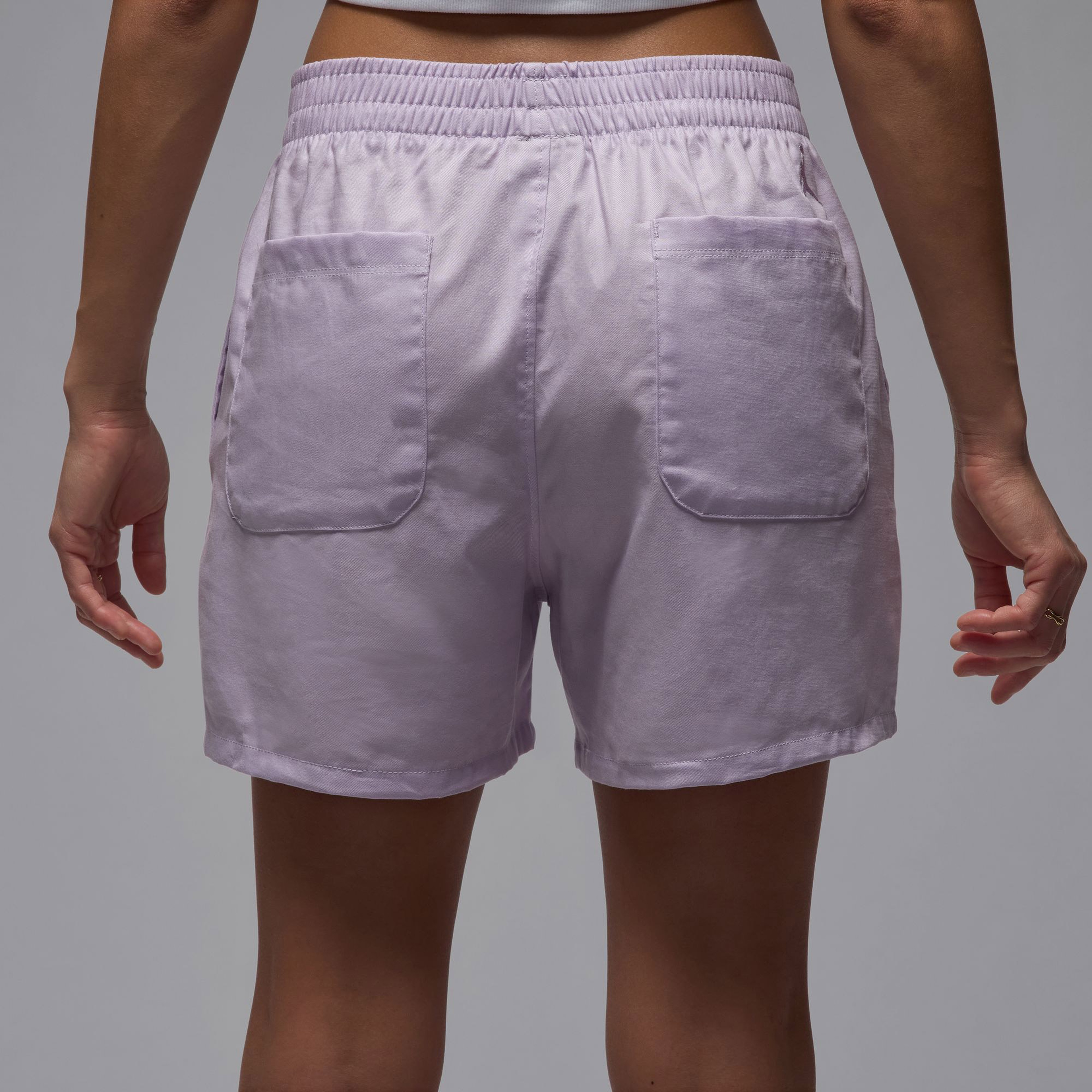 Jordan Fligth Fleece Ft Crew Kadın Mor Şort