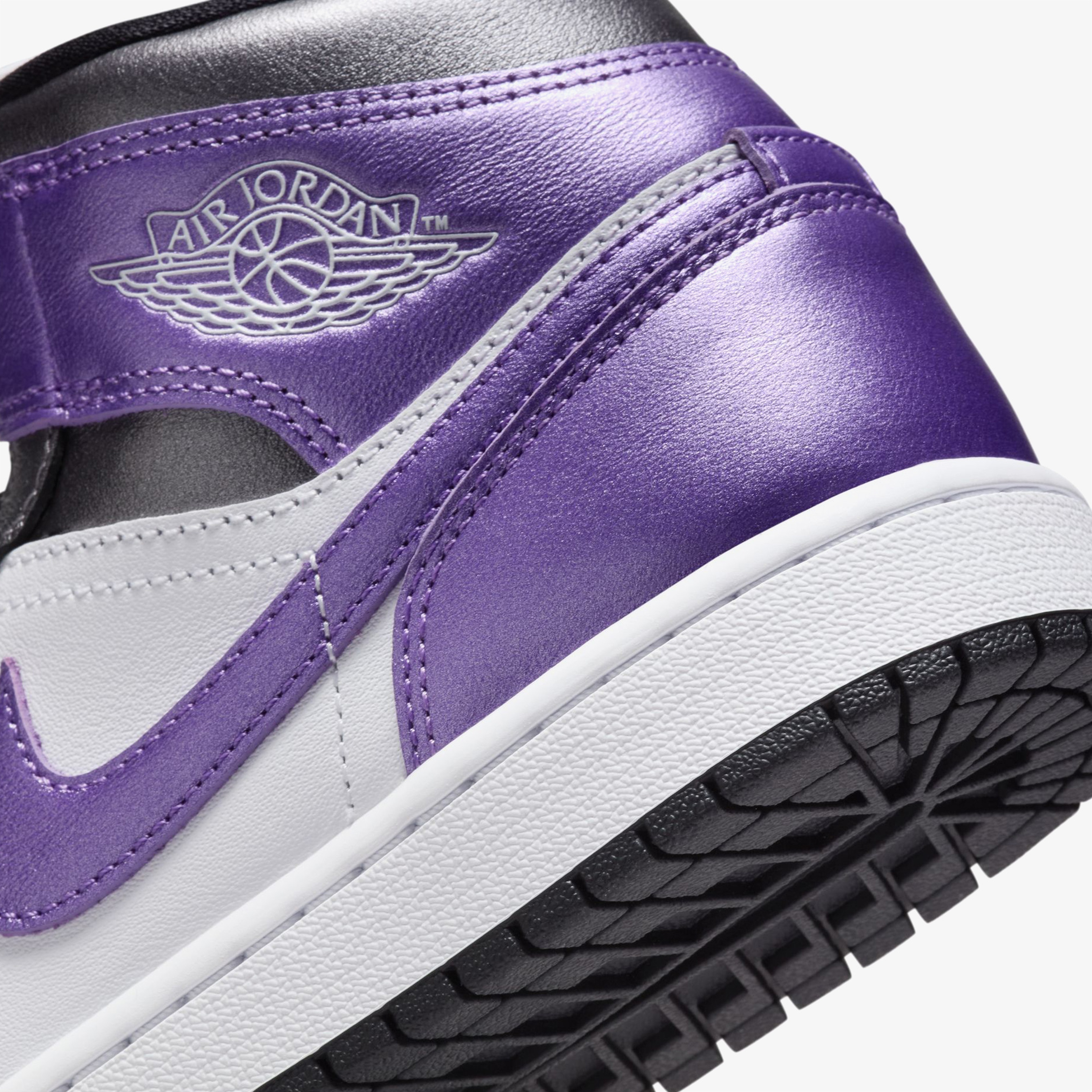 Nike Air Jordan 1 Mid SE Kadın Mor Sneaker