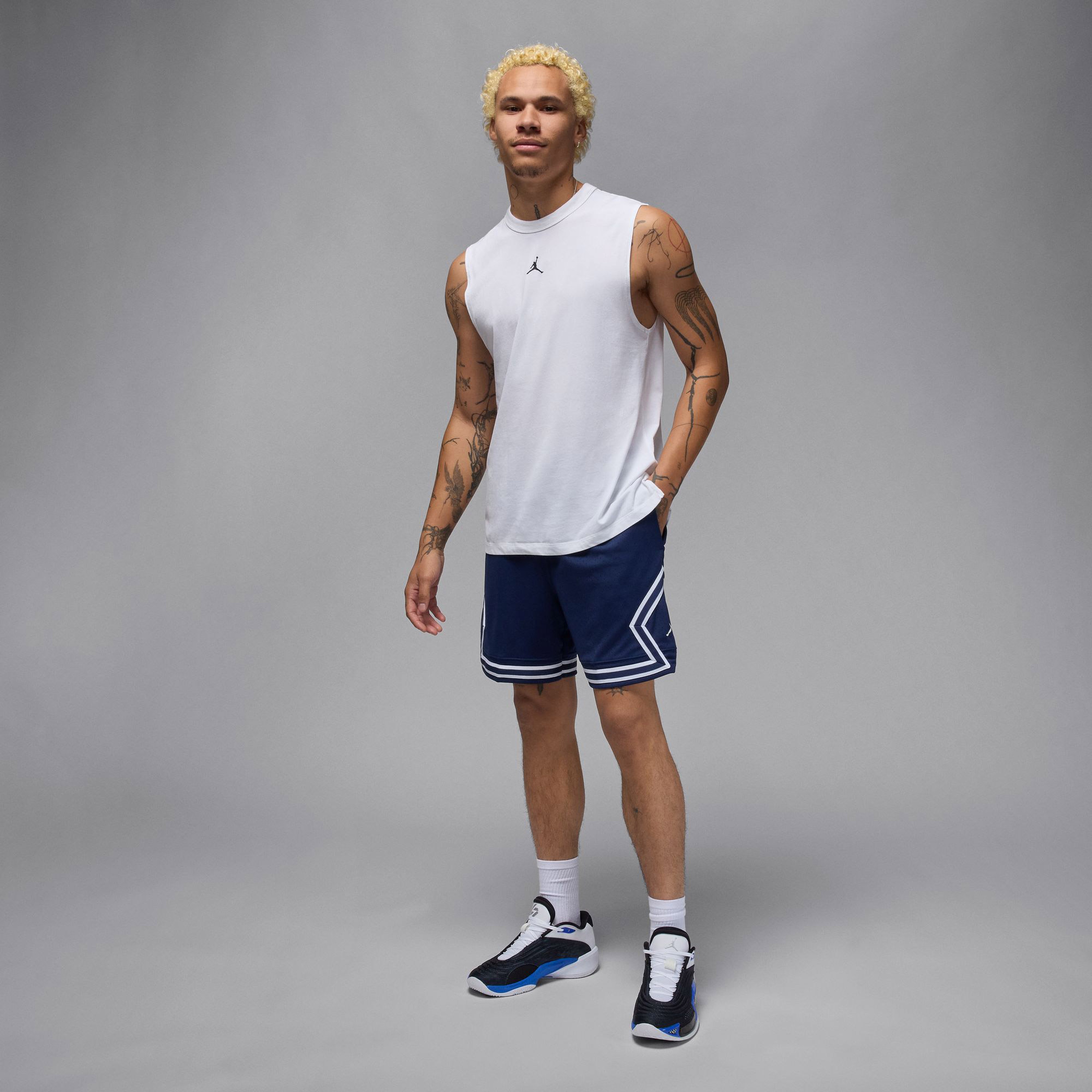 Jordan Sport Diamond Erkek Mavi Şort