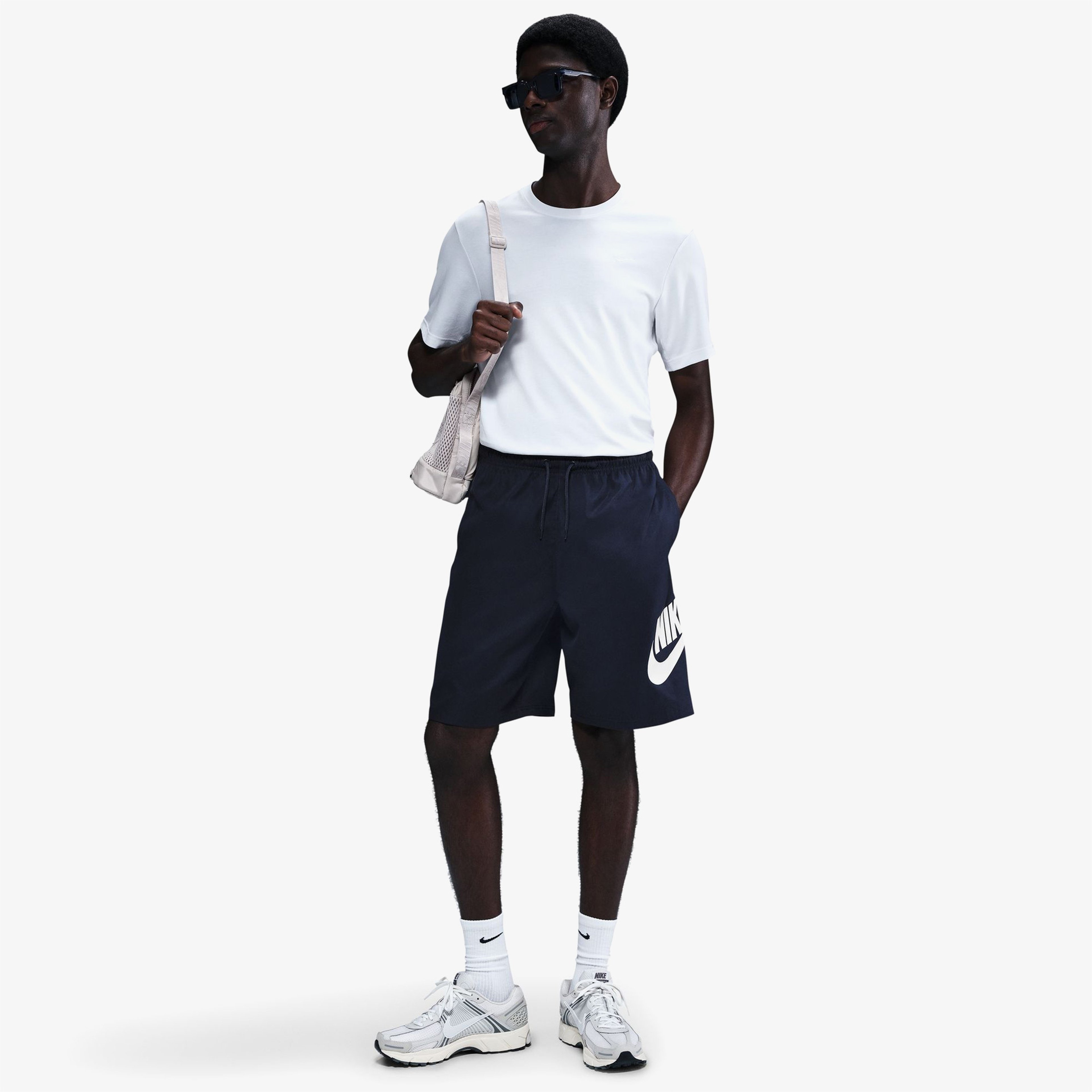 Nike Club Woven Erkek Mavi Şort