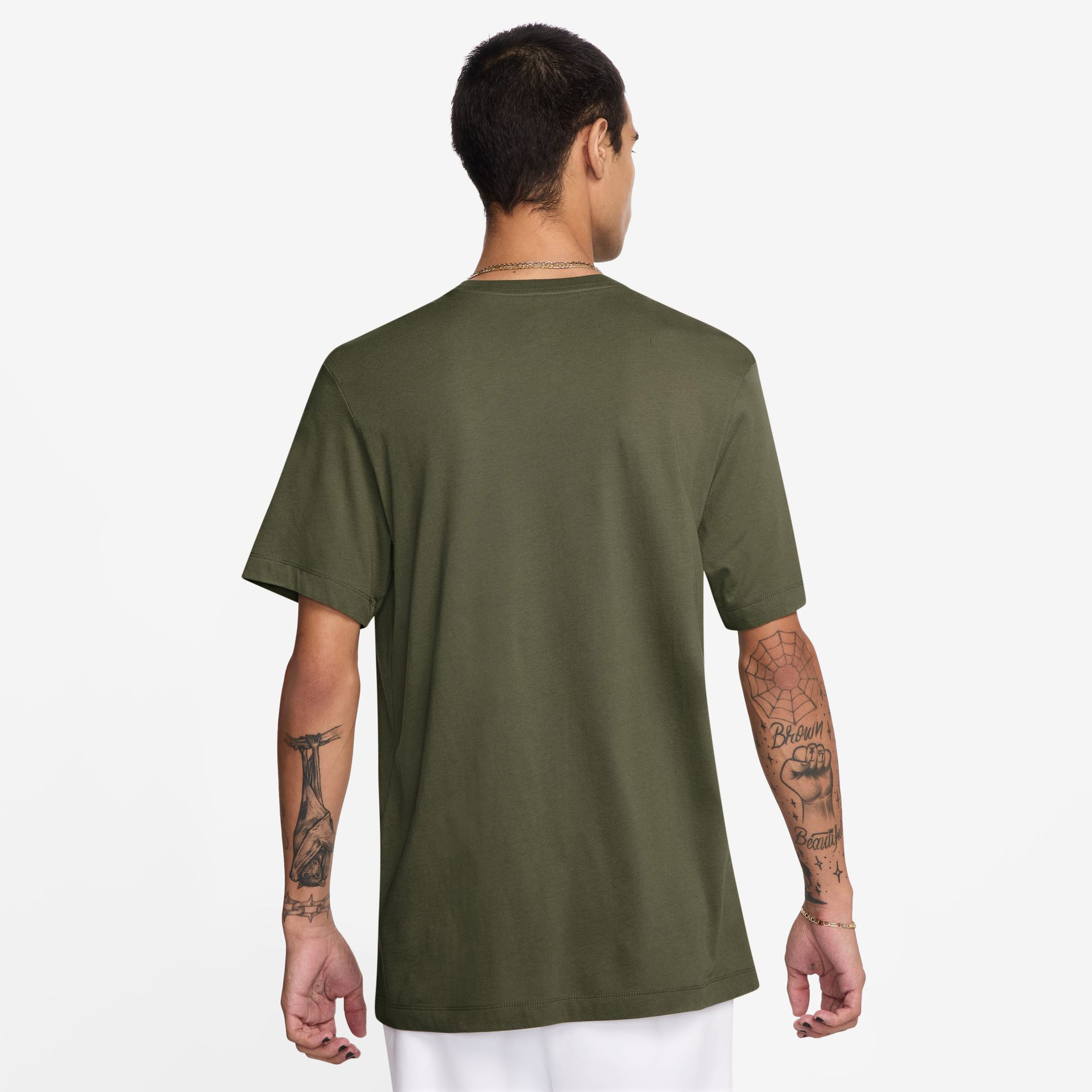 Nike Sportswear Club Erkek Yeşil T-Shirt