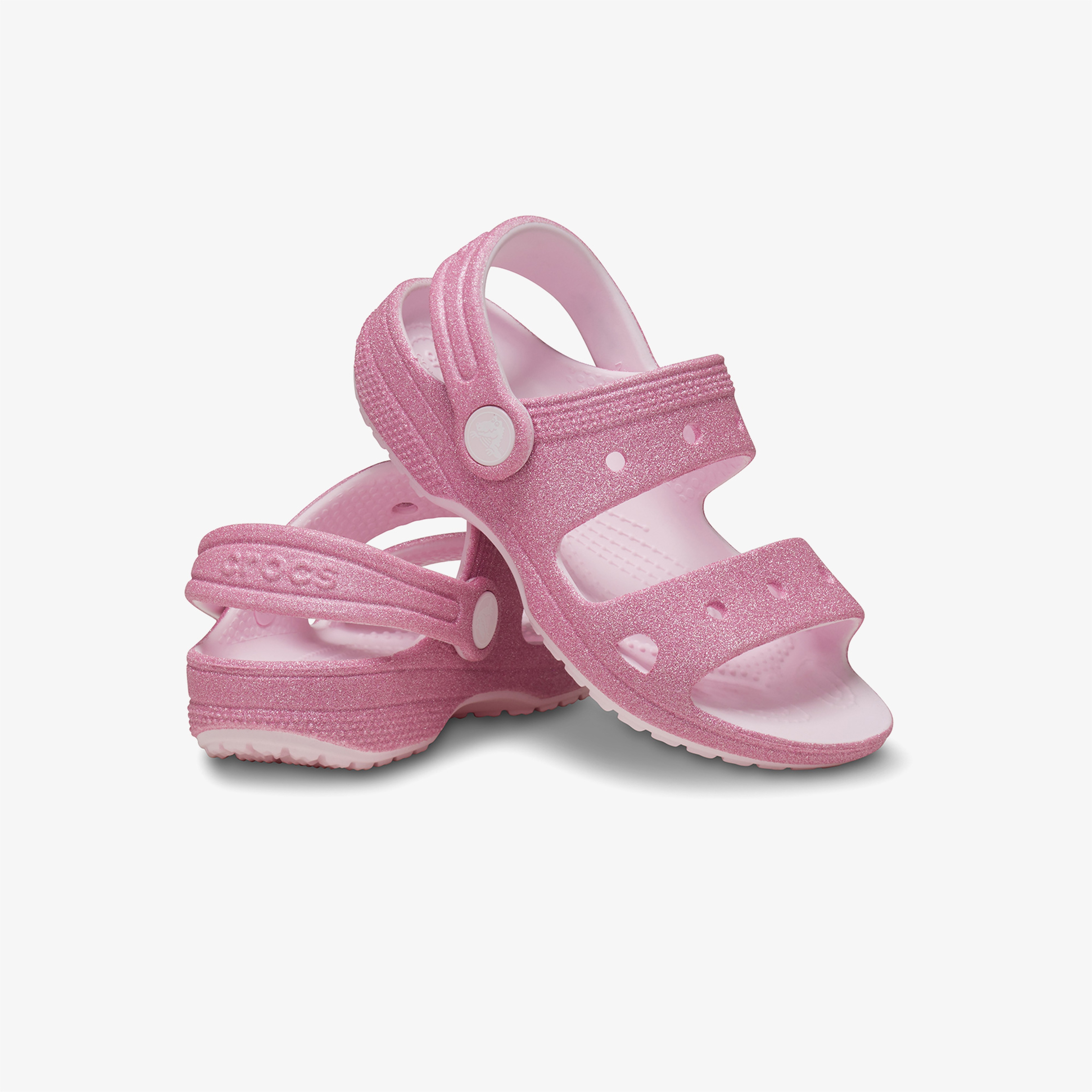 Crocs Classic Glitter Çocuk Pembe Sandalet
