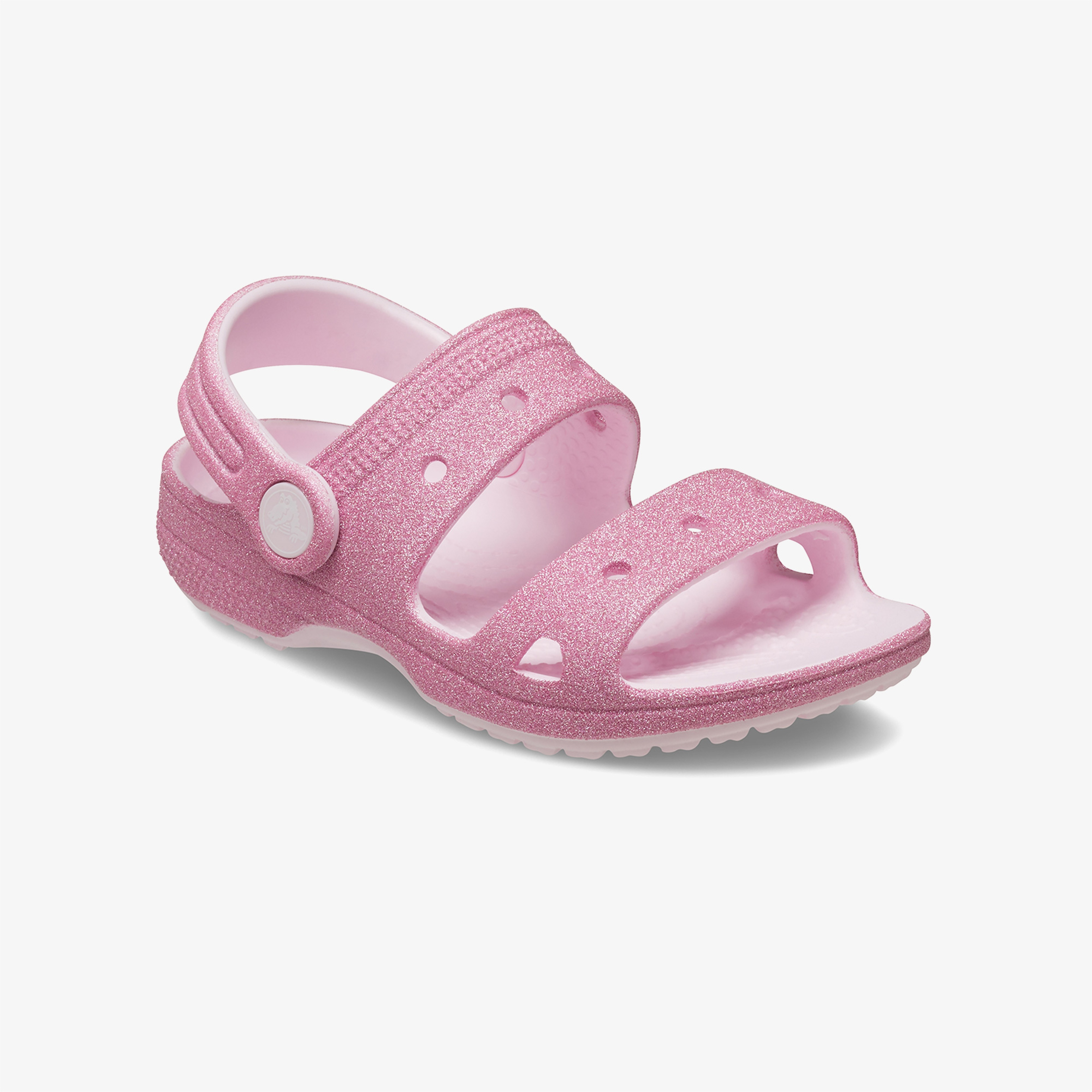 Crocs Classic Glitter Çocuk Pembe Sandalet