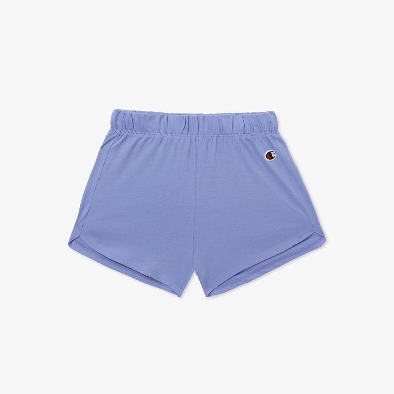 Champion Icon Çocuk Bej/Mor Şort Takım