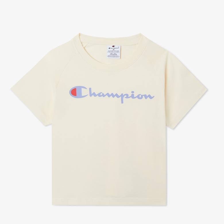 Champion Icon Çocuk Bej/Mor Şort Takım