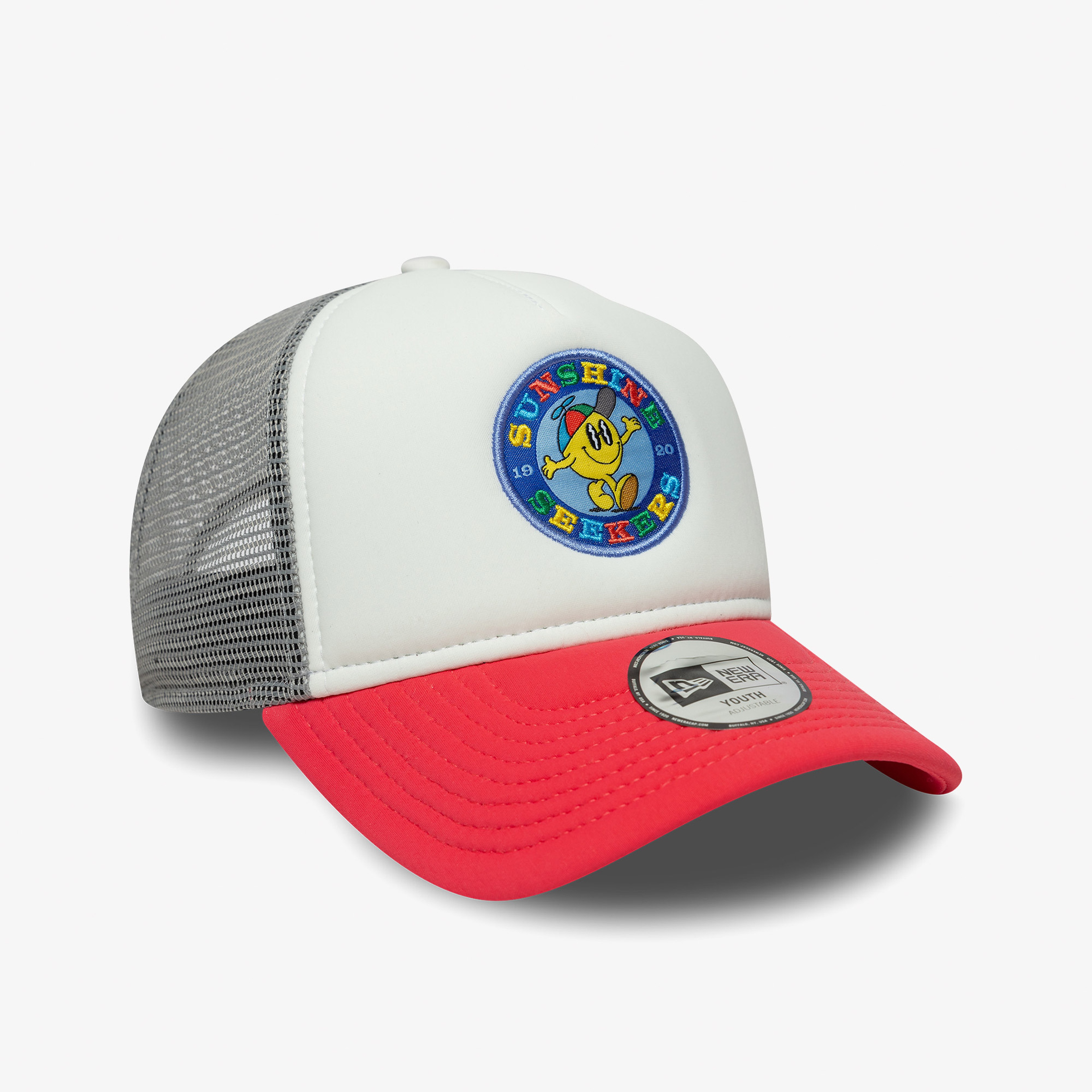 New Era Multi Patch Trucker Neyyan Çocuk Beyaz Şapka