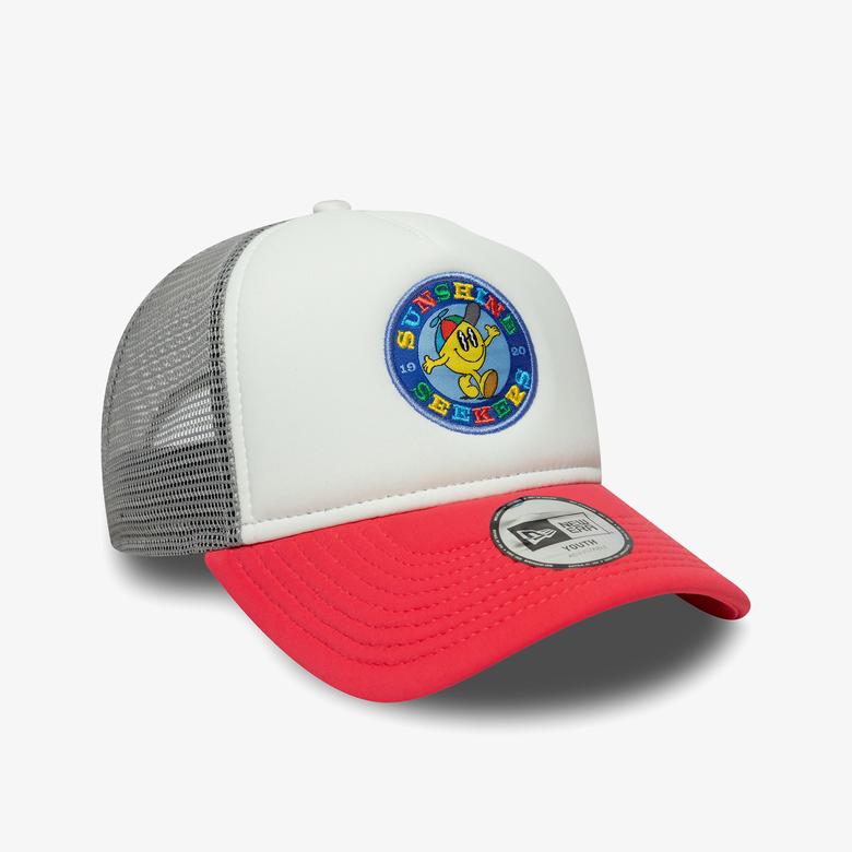 New Era Multi Patch Trucker Neyyan Çocuk Beyaz Şapka