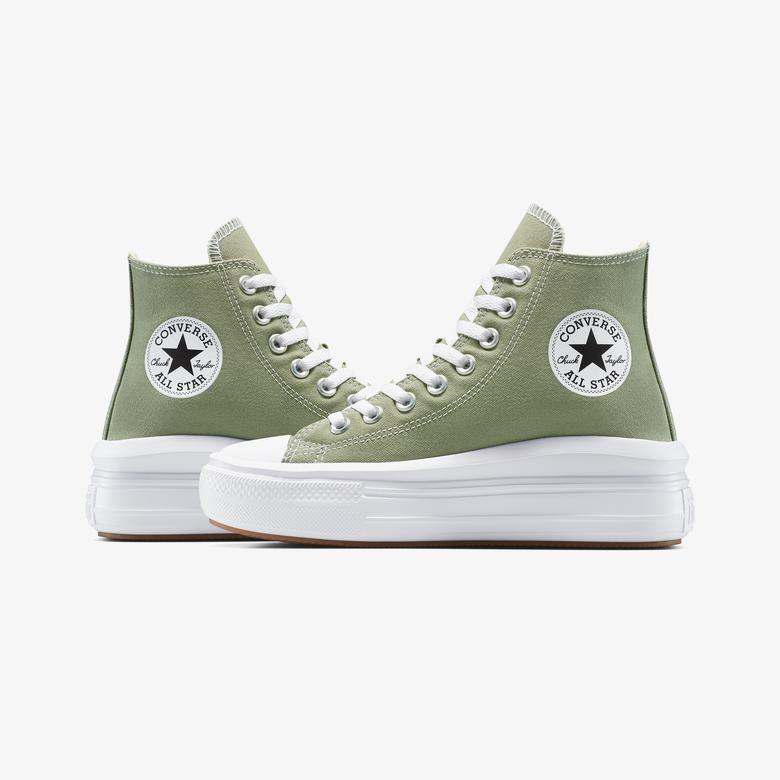 Converse Chuck Taylor All Star Move Platform Kadın Haki Sneaker
