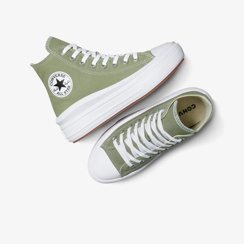 Converse Chuck Taylor All Star Move Platform Kadın Haki Sneaker