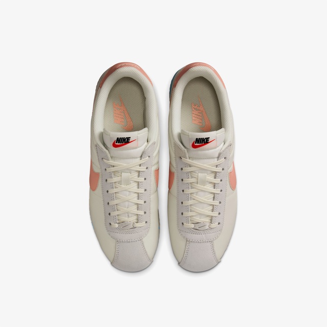 Nike Krem Nike Cortez Kadın Beyaz Sneaker