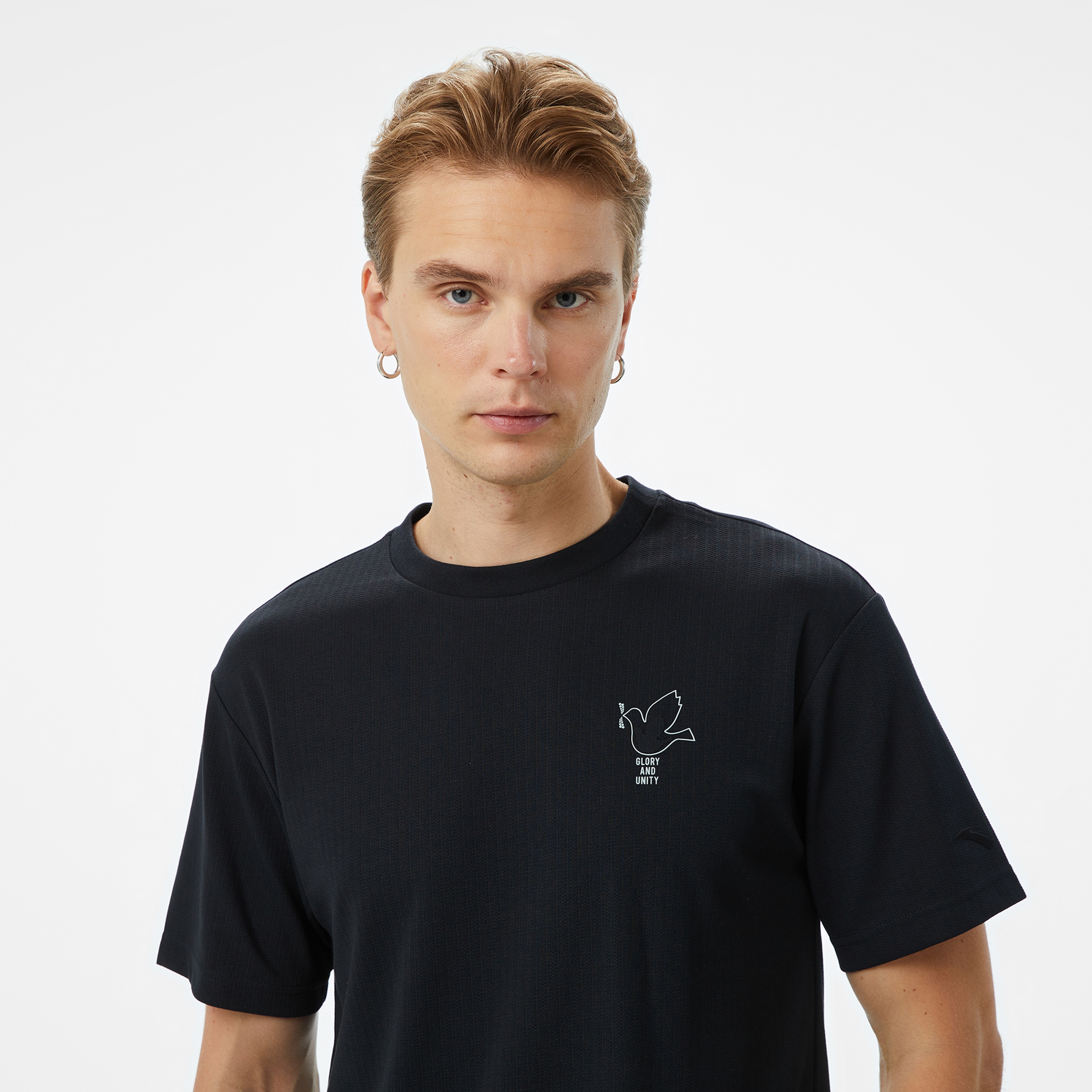 Anta Sports Erkek Siyah T-Shirt