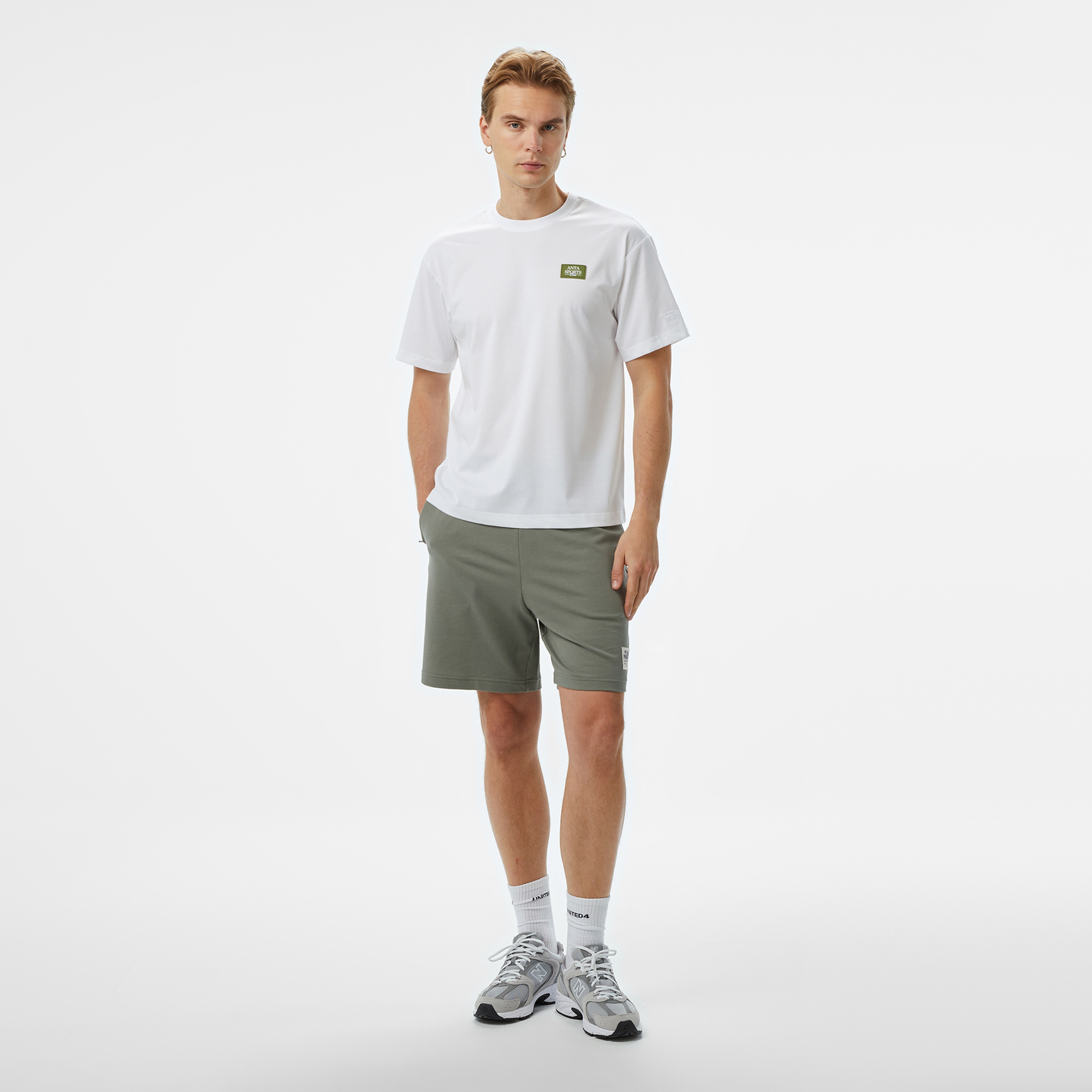 Anta Sports Erkek Yeşil Şort