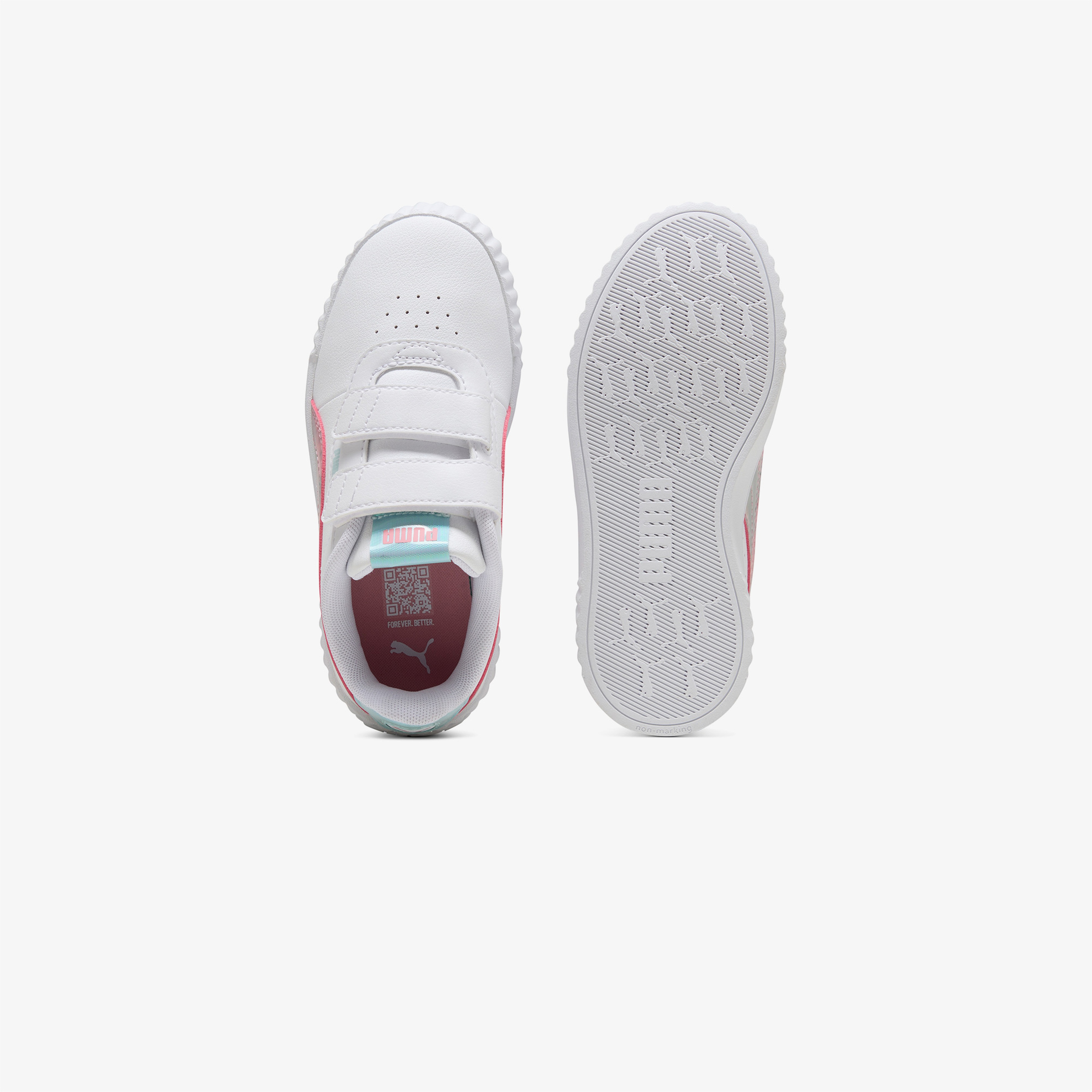 Puma Carina 3.0 Space Belle Çocuk Beyaz Spor Ayakkabı