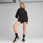 Puma Wardrobe Essentials Relaxed Kadın Siyah Sweatshirt