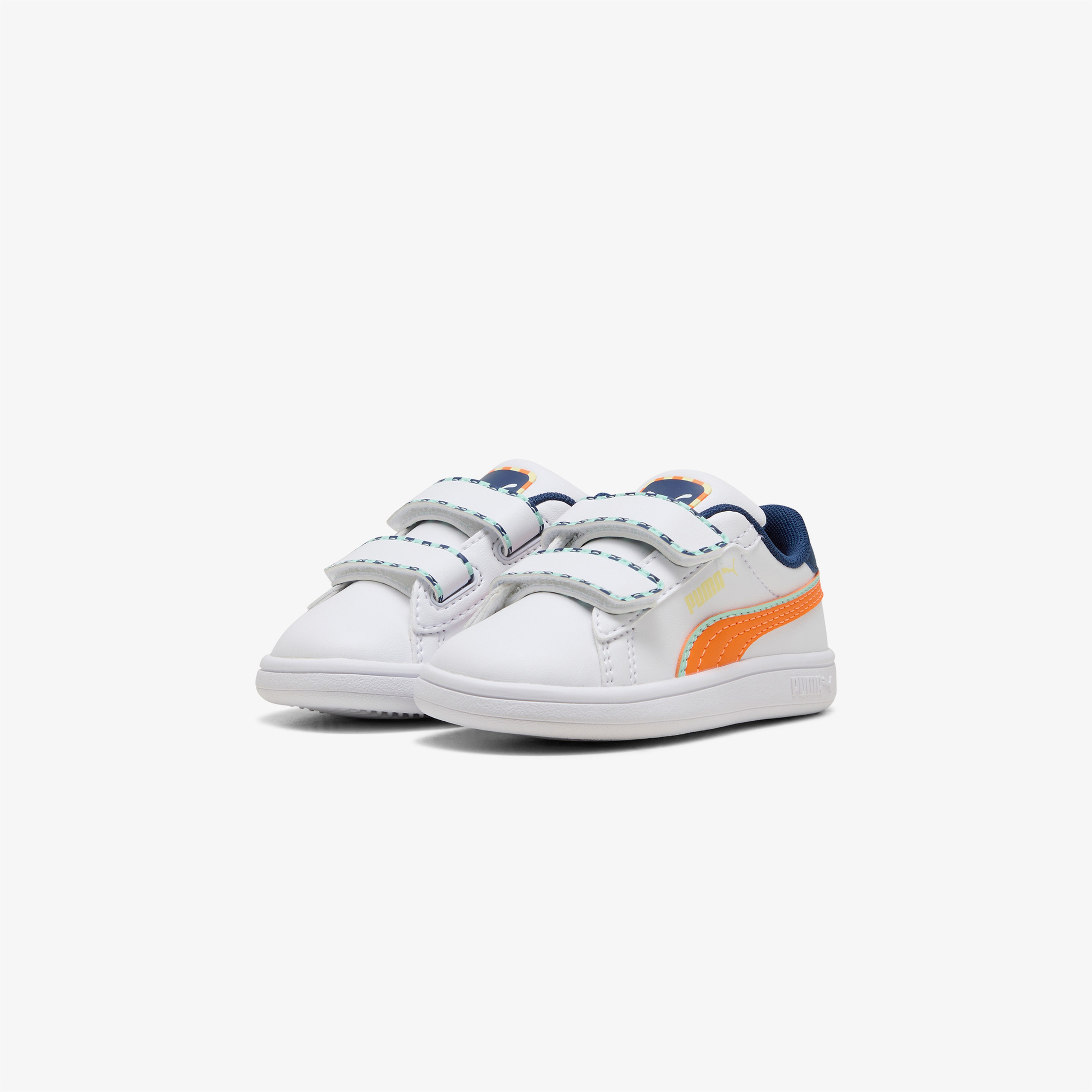 Puma Smash 3.0 Playdate Bebek Beyaz Spor Ayakkabı