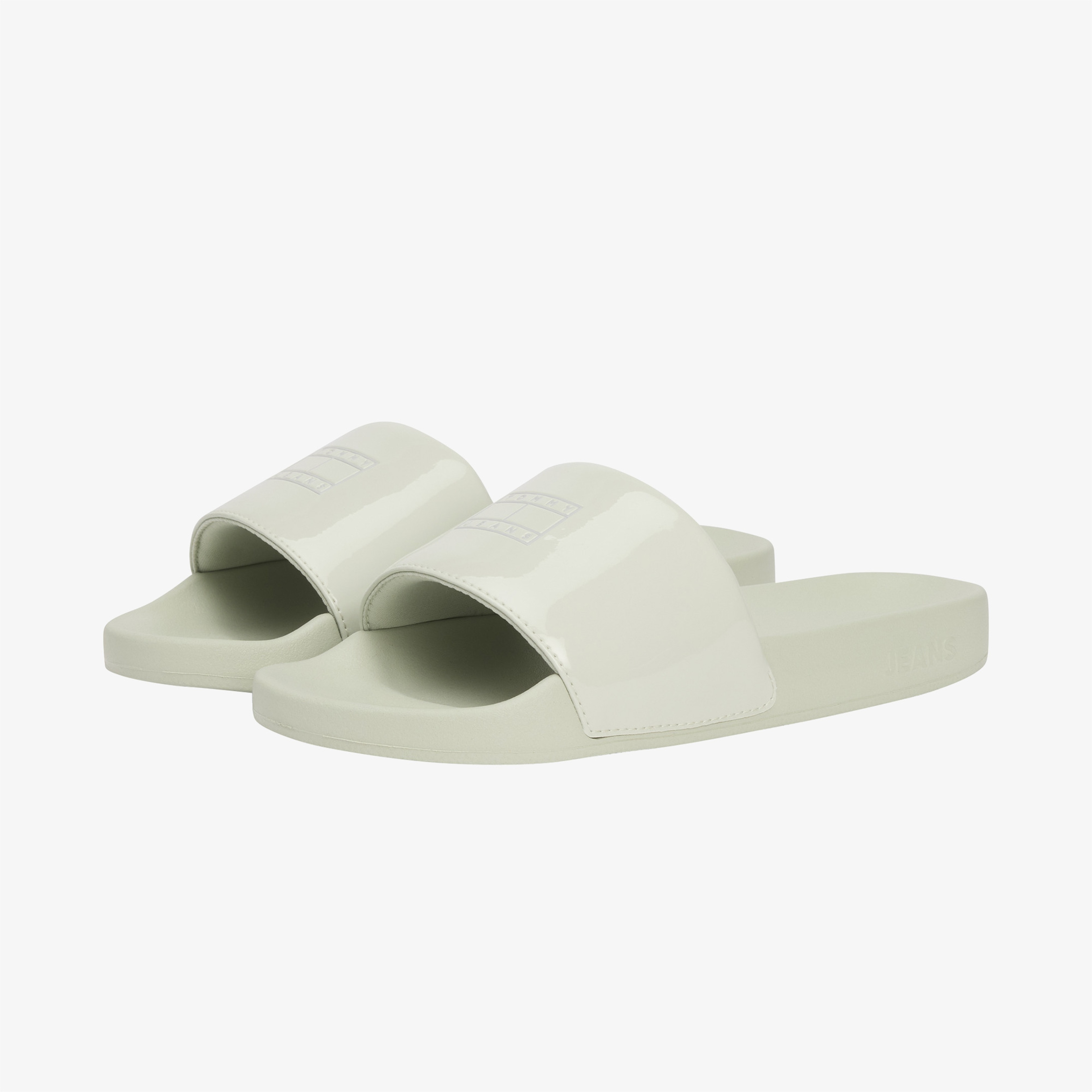 Tommy Jeans Flag Kadın Yeşil Terlik