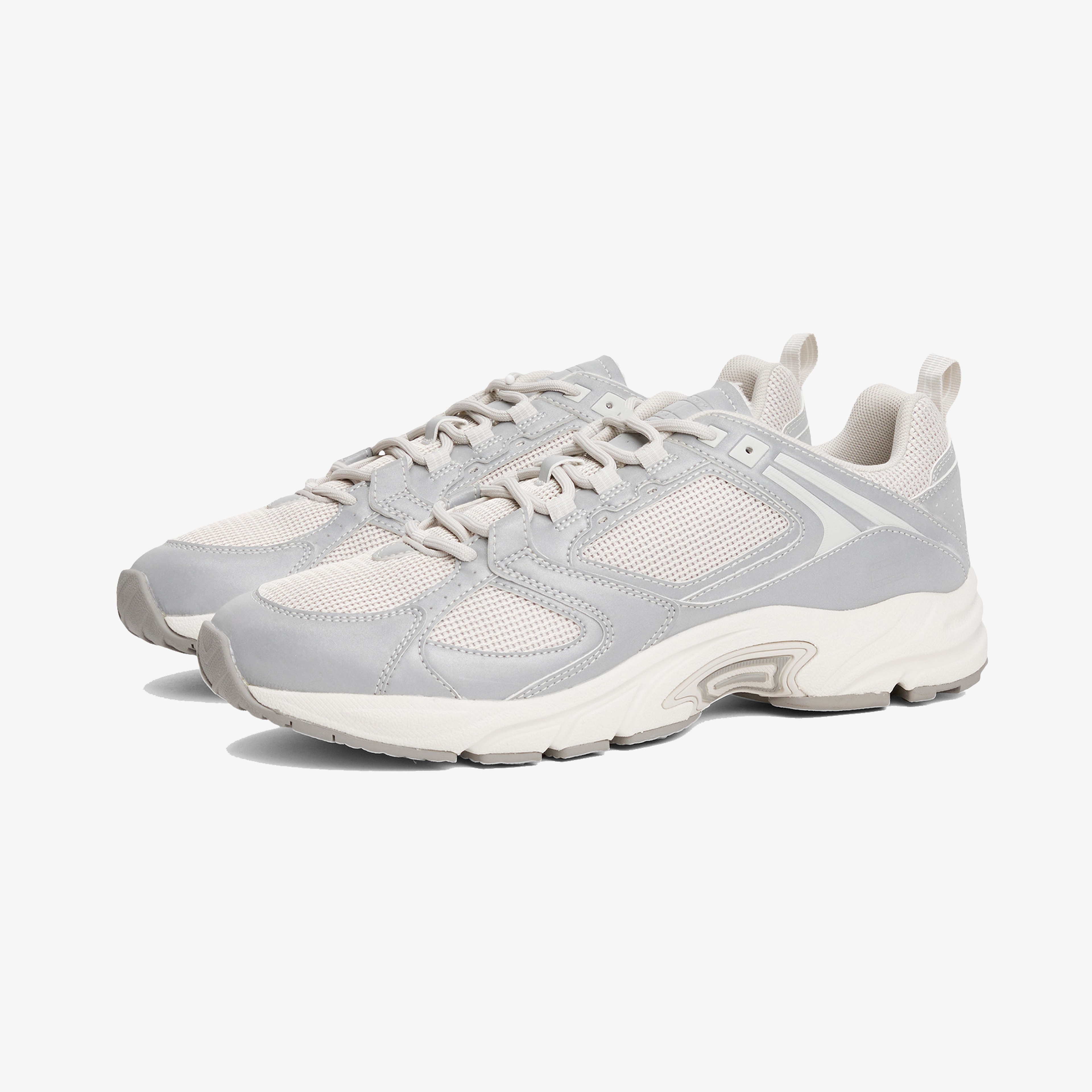 Tommy Jeans Suede Mix Archive Runners Erkek Gri Spor Ayakkabı