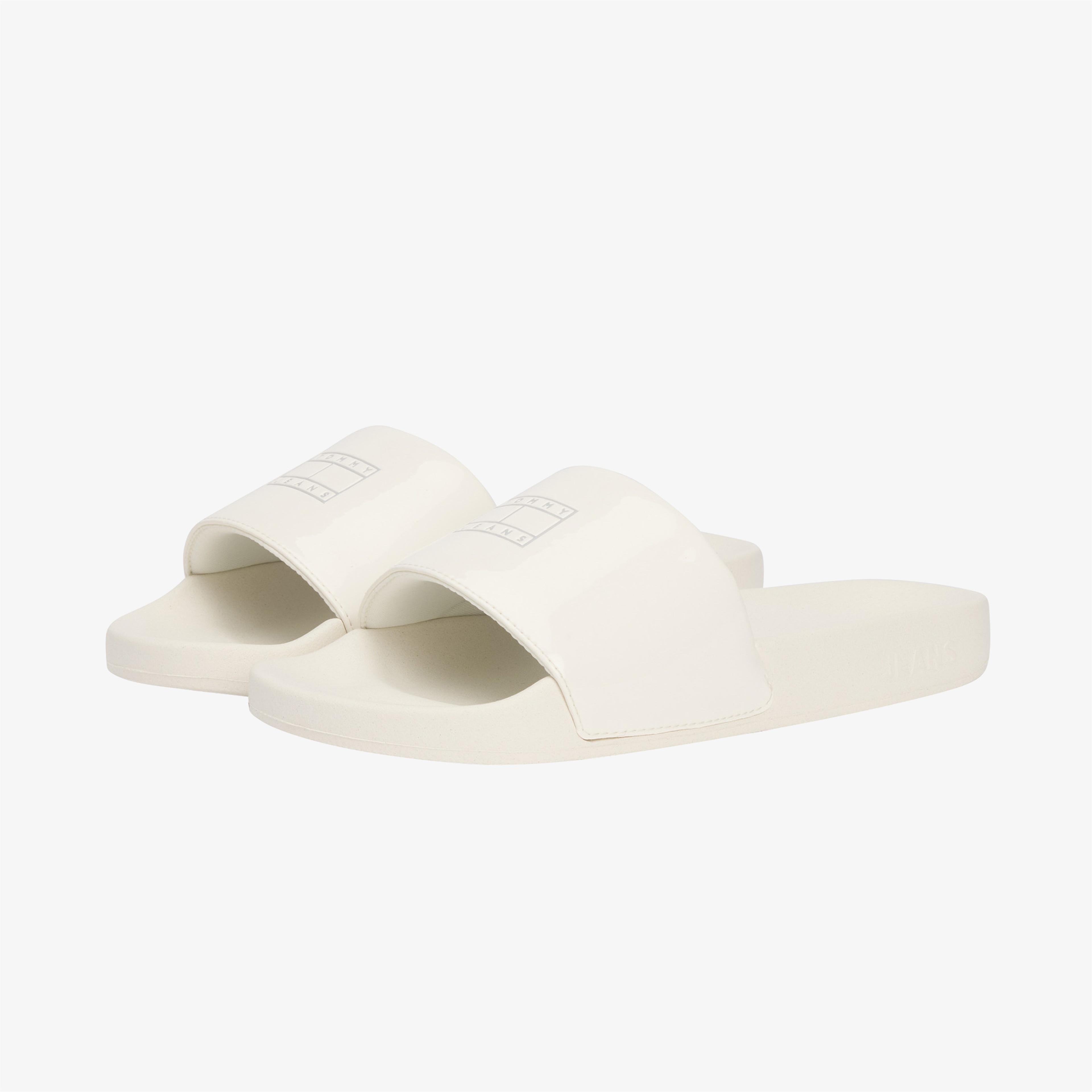 Tommy Jeans Flag Kadın Beyaz Terlik