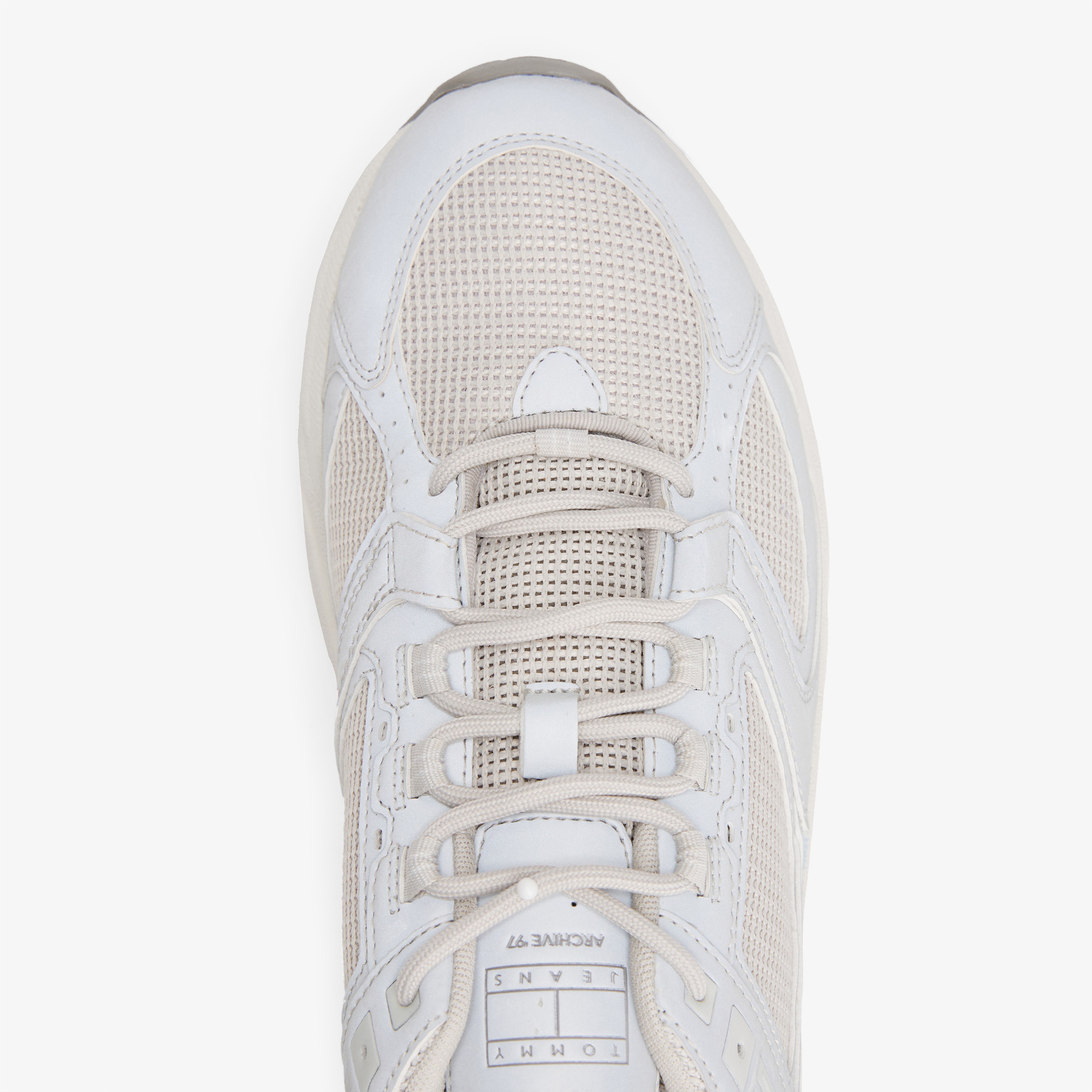 Tommy Jeans Suede Mix Archive Runners Erkek Gri Spor Ayakkabı