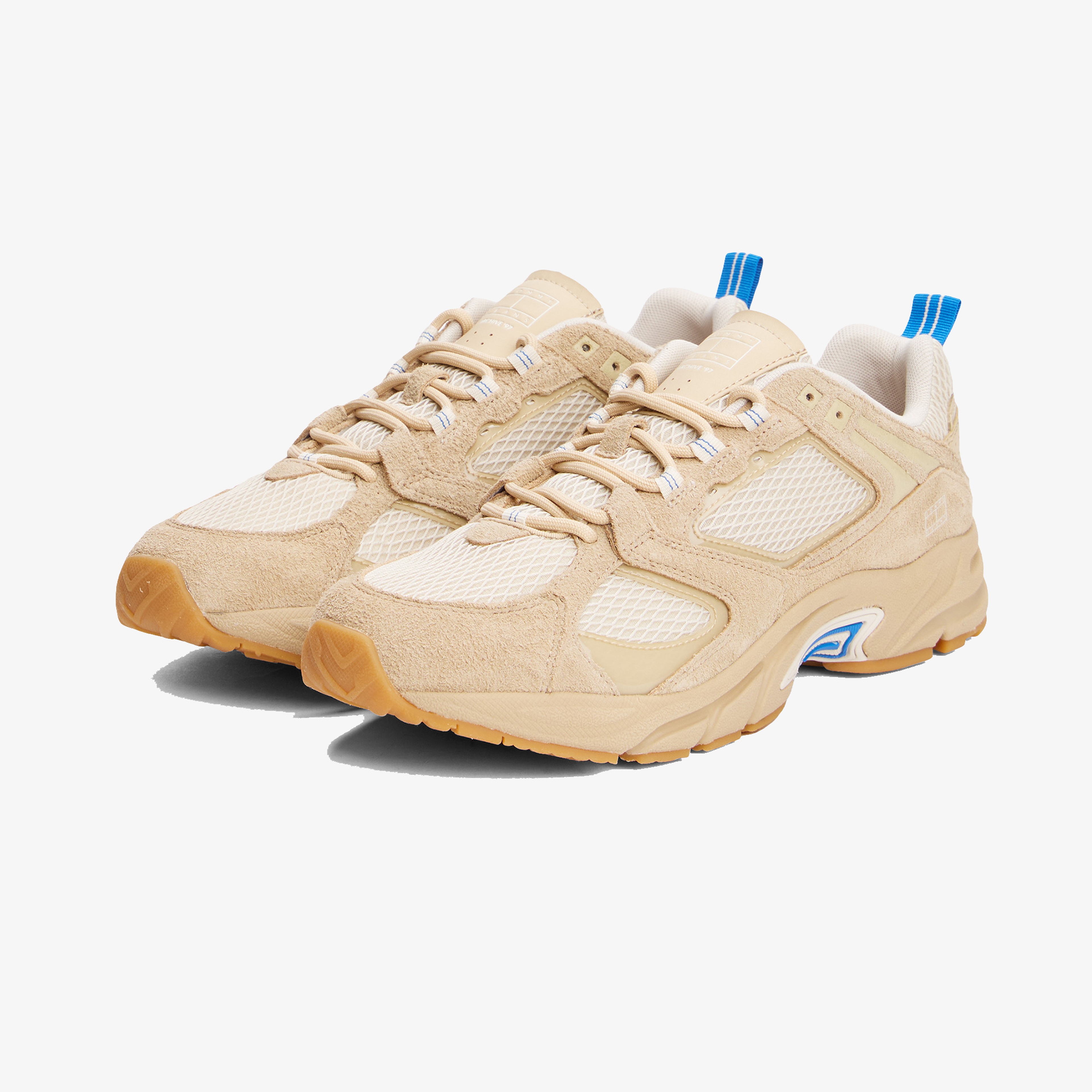 Tommy Jeans Suede Mix Archive Runners Erkek Bej Spor Ayakkabı