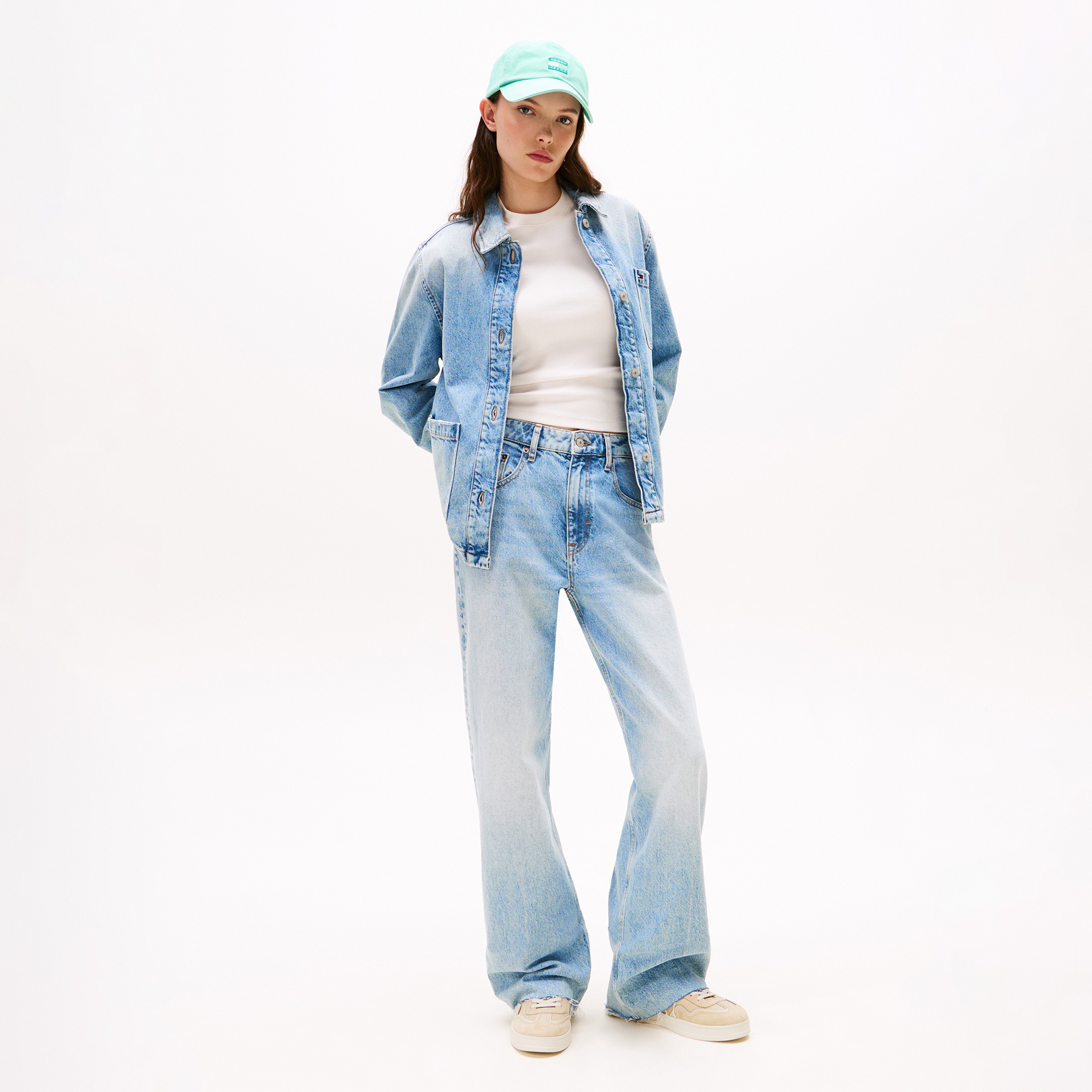 Tommy Hilfiger Greenwich Kadın Bej Spor Ayakkabı