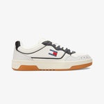 Tommy Hilfiger Cupsole Leather Erkek Bej Spor Ayakkabı