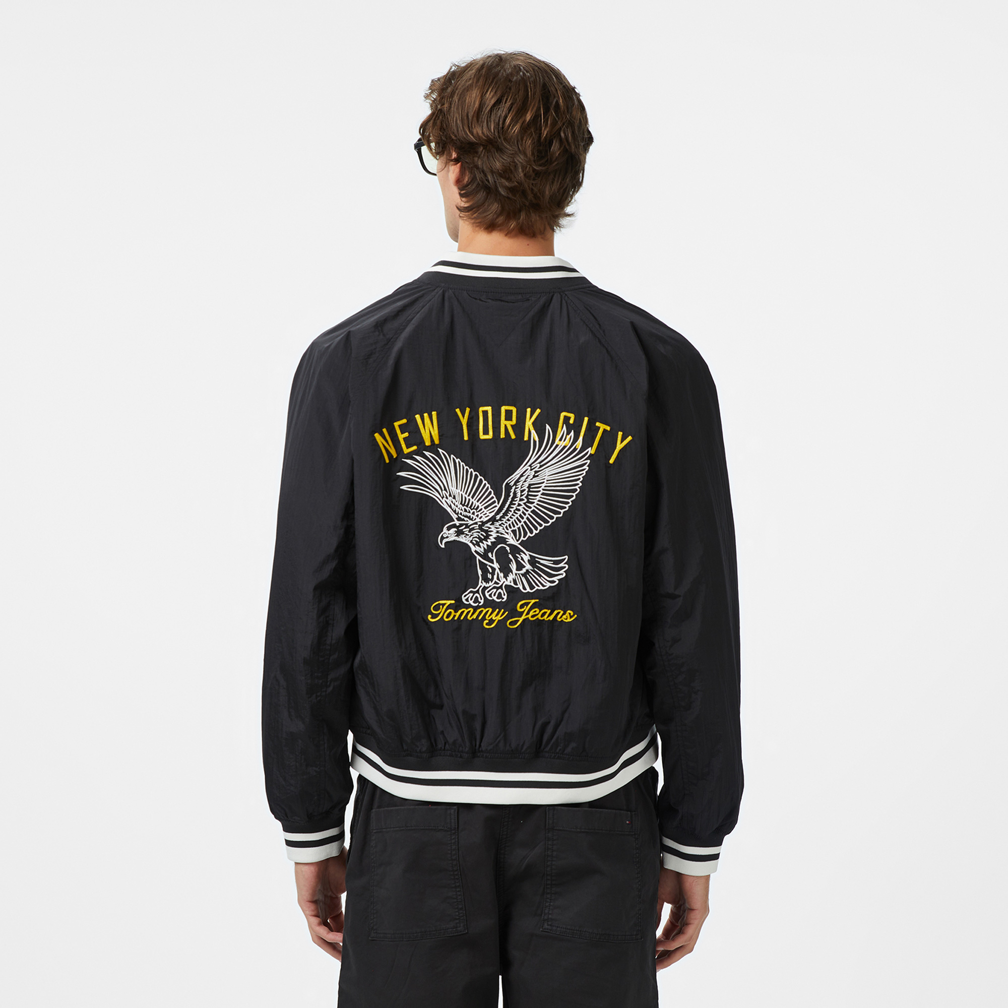 Tommy Jeans Solid Xs Badge Rlx Erkek Siyah Ceket