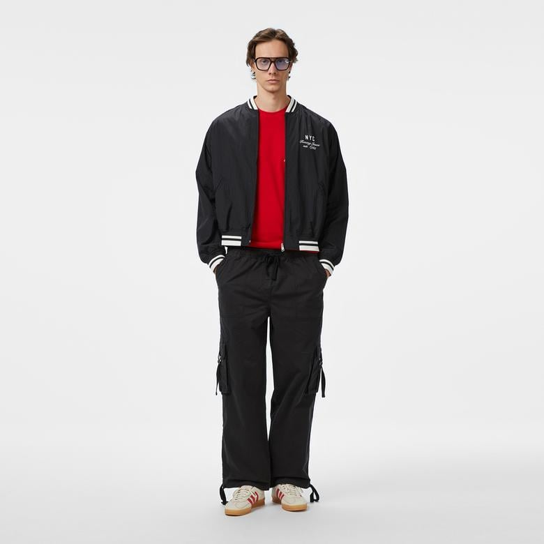 Tommy Jeans Solid Xs Badge Rlx Erkek Siyah Ceket