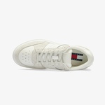Tommy Hilfiger Jeans Cupsole Leather Erkek Bej Spor Ayakkabı