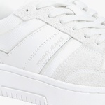 Tommy Hilfiger Jeans Cupsole Leather Erkek Bej Spor Ayakkabı