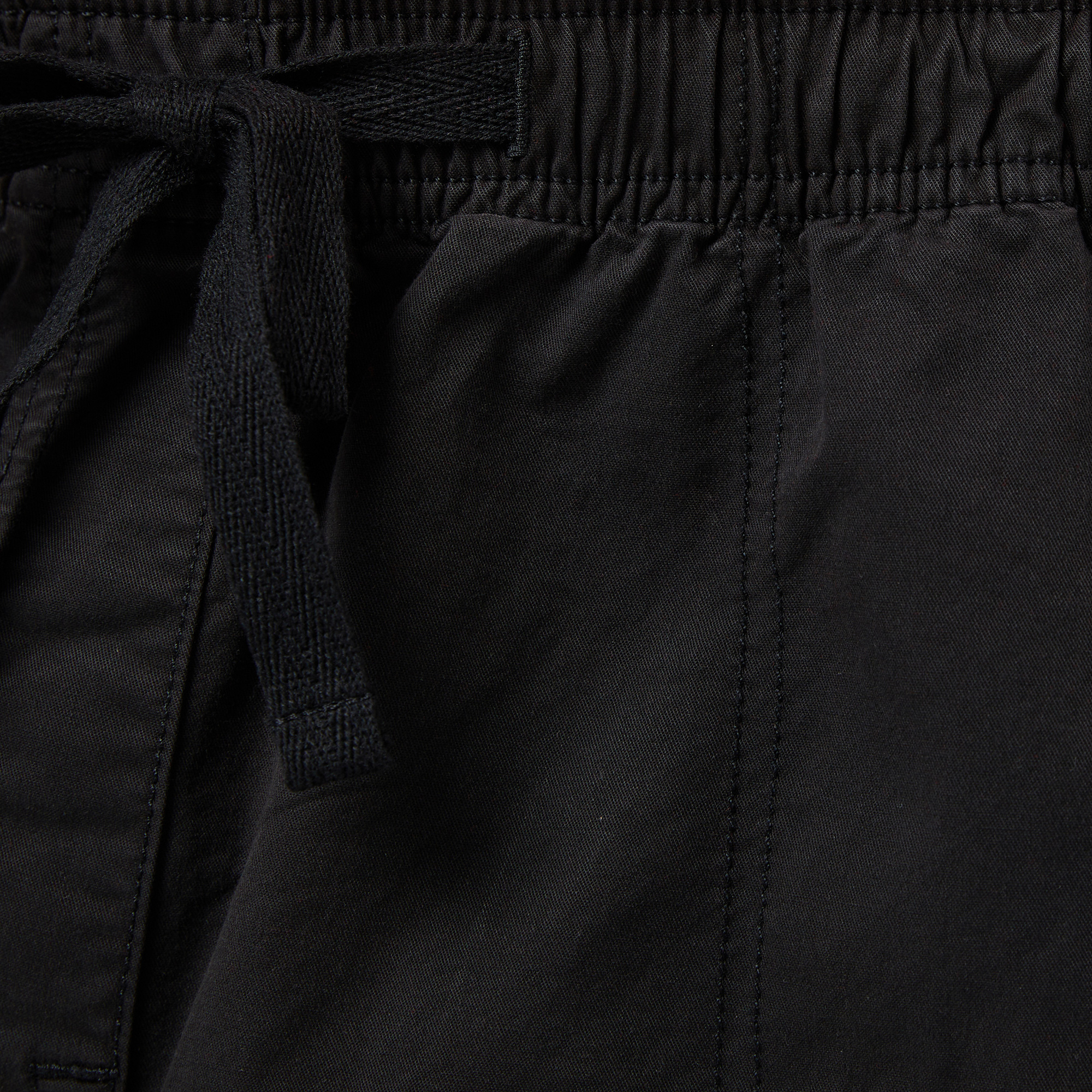 Tommy Hilfiger Loose Cargo Kadın Siyah Pantolon