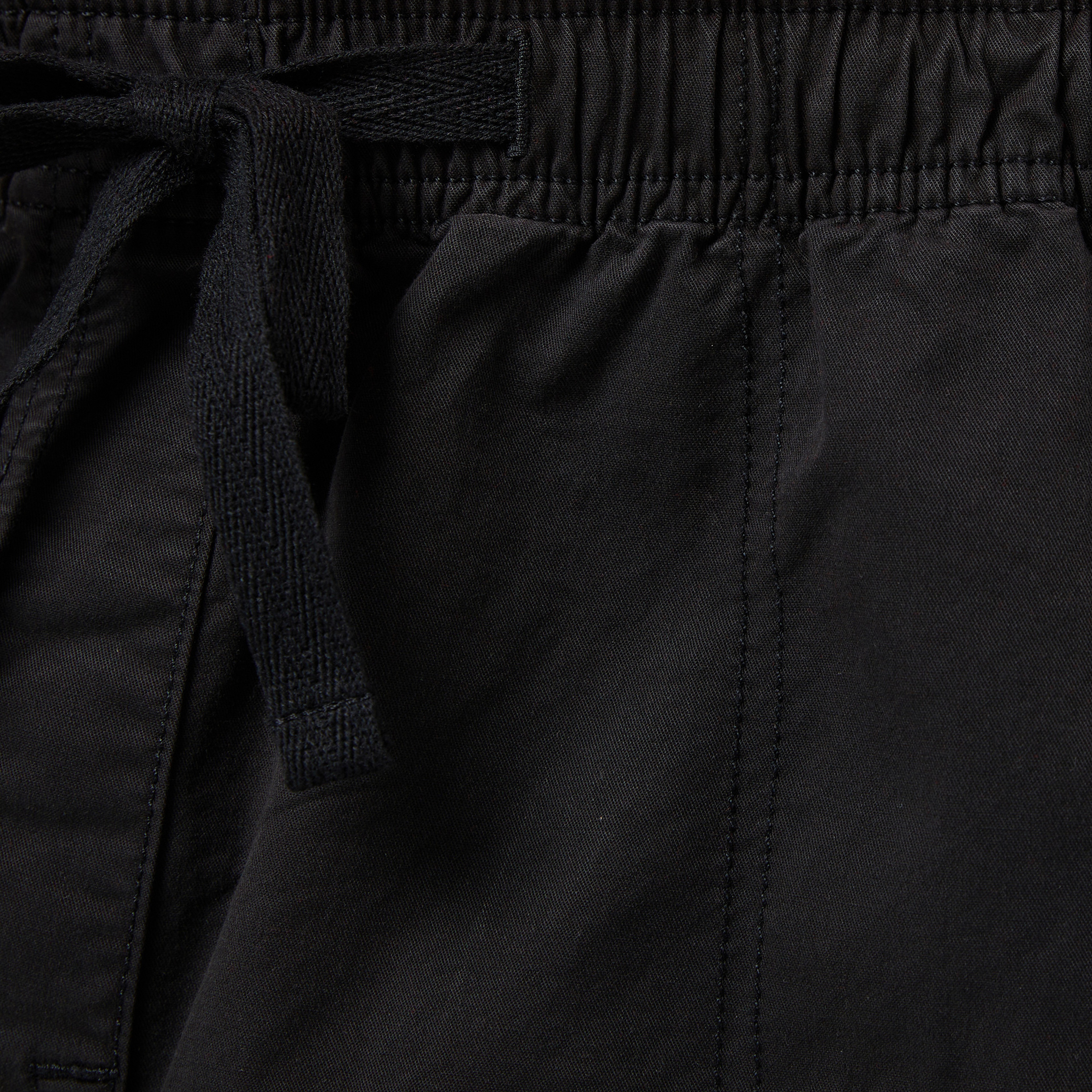 Tommy Hilfiger Loose Cargo Kadın Siyah Pantolon